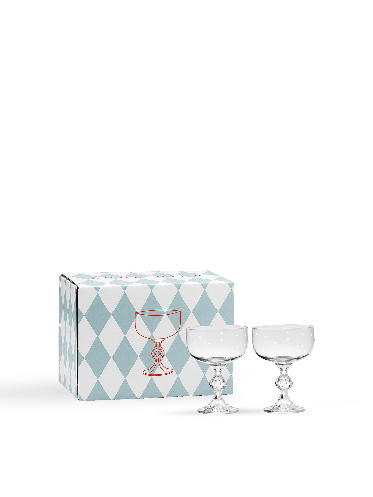 Starry Eve Cocktail Glass Set of 2