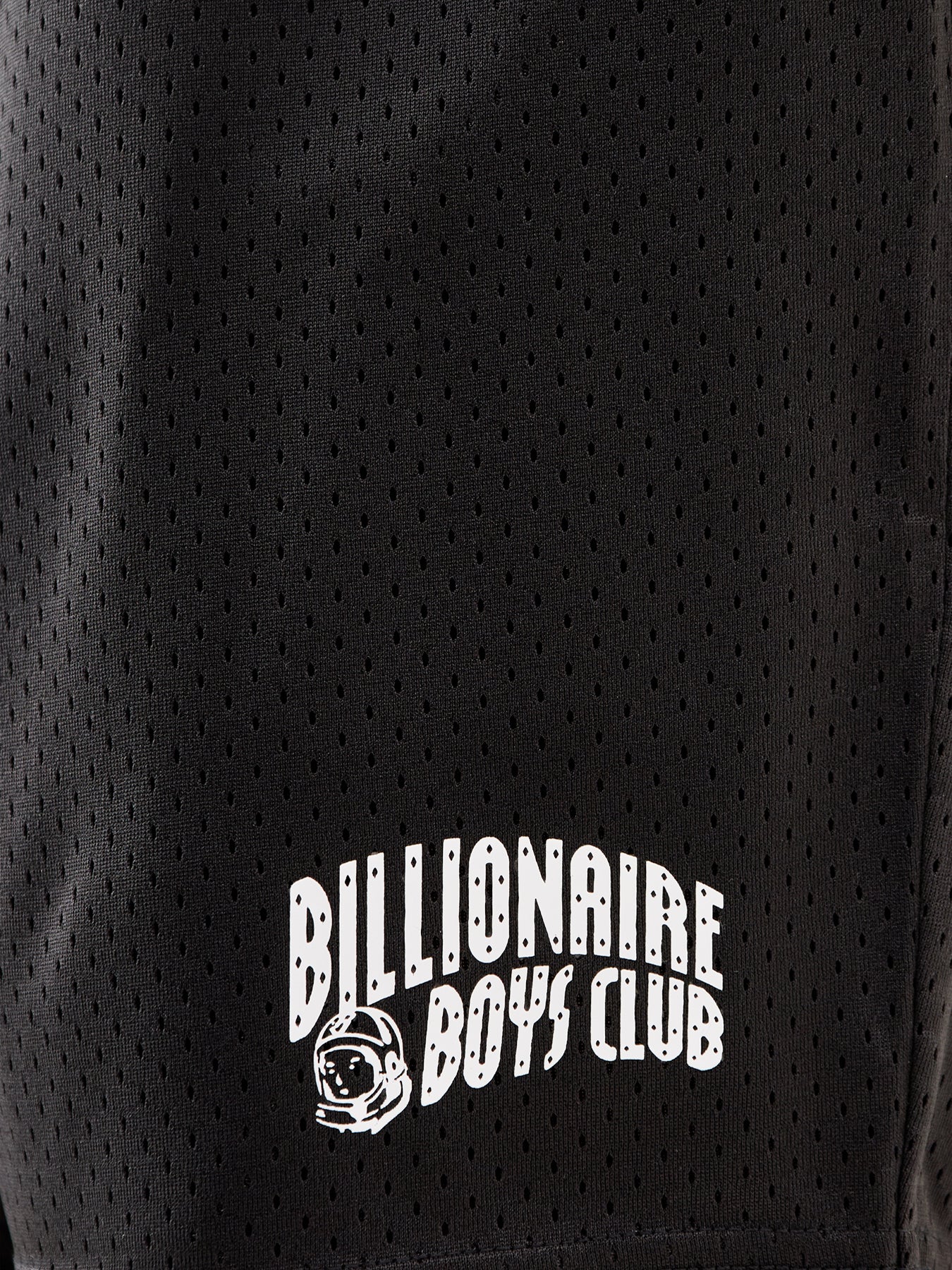 Black Polyester Drawstring Woven Shorts