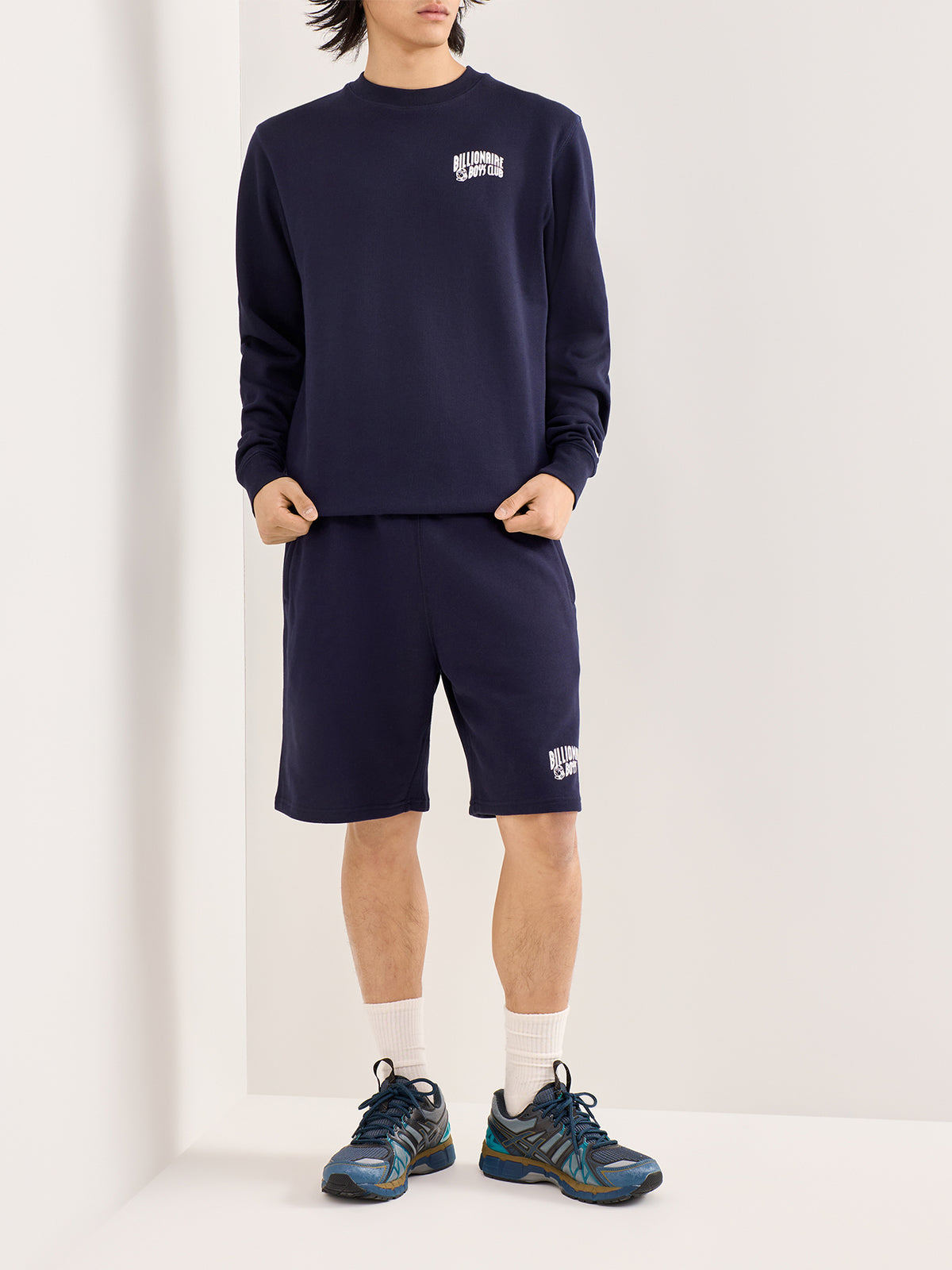 Small Arch Logo Crewneck Navy