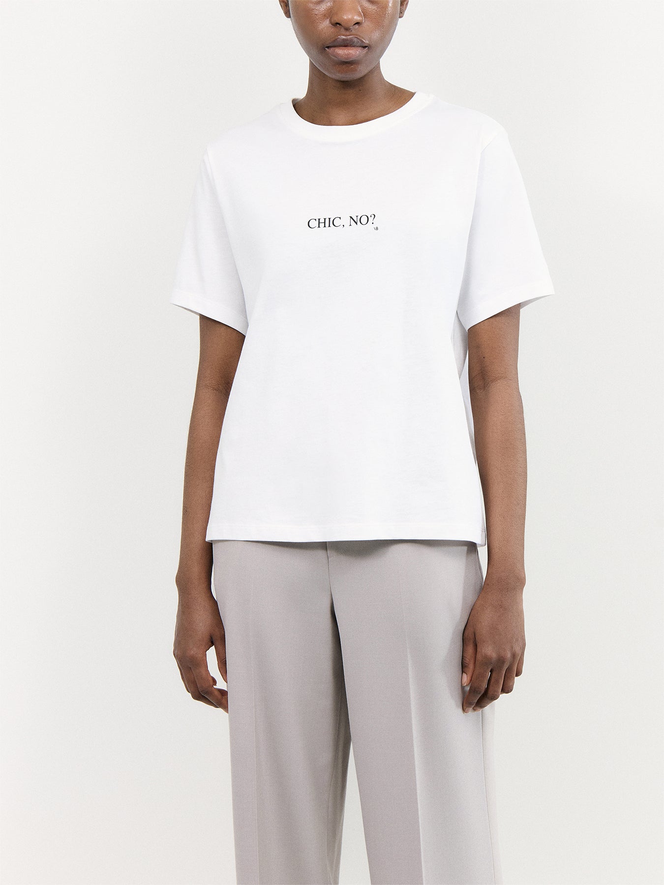 SLOGAN TEE CHIC NO