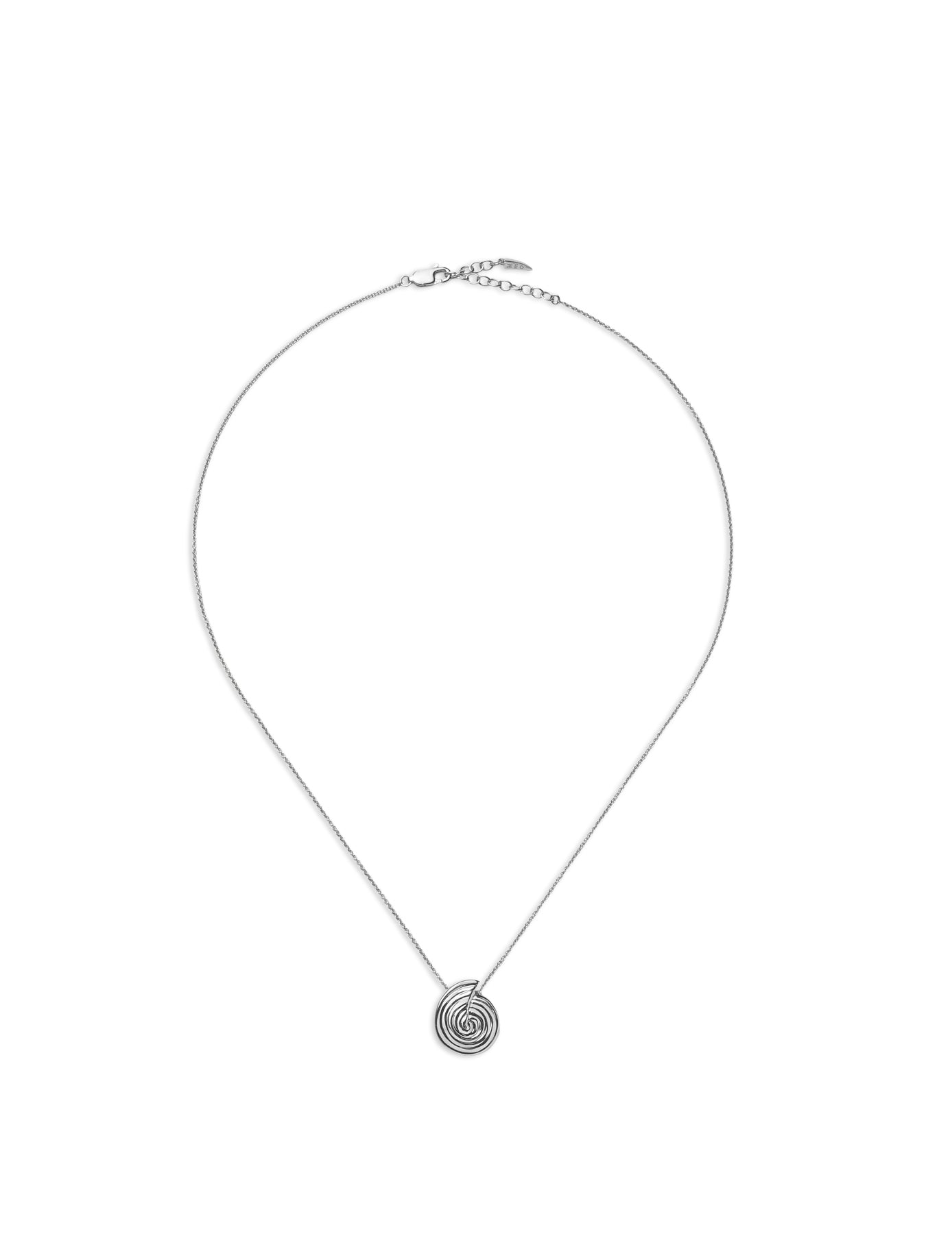 Spiral Mini Pendant Necklace