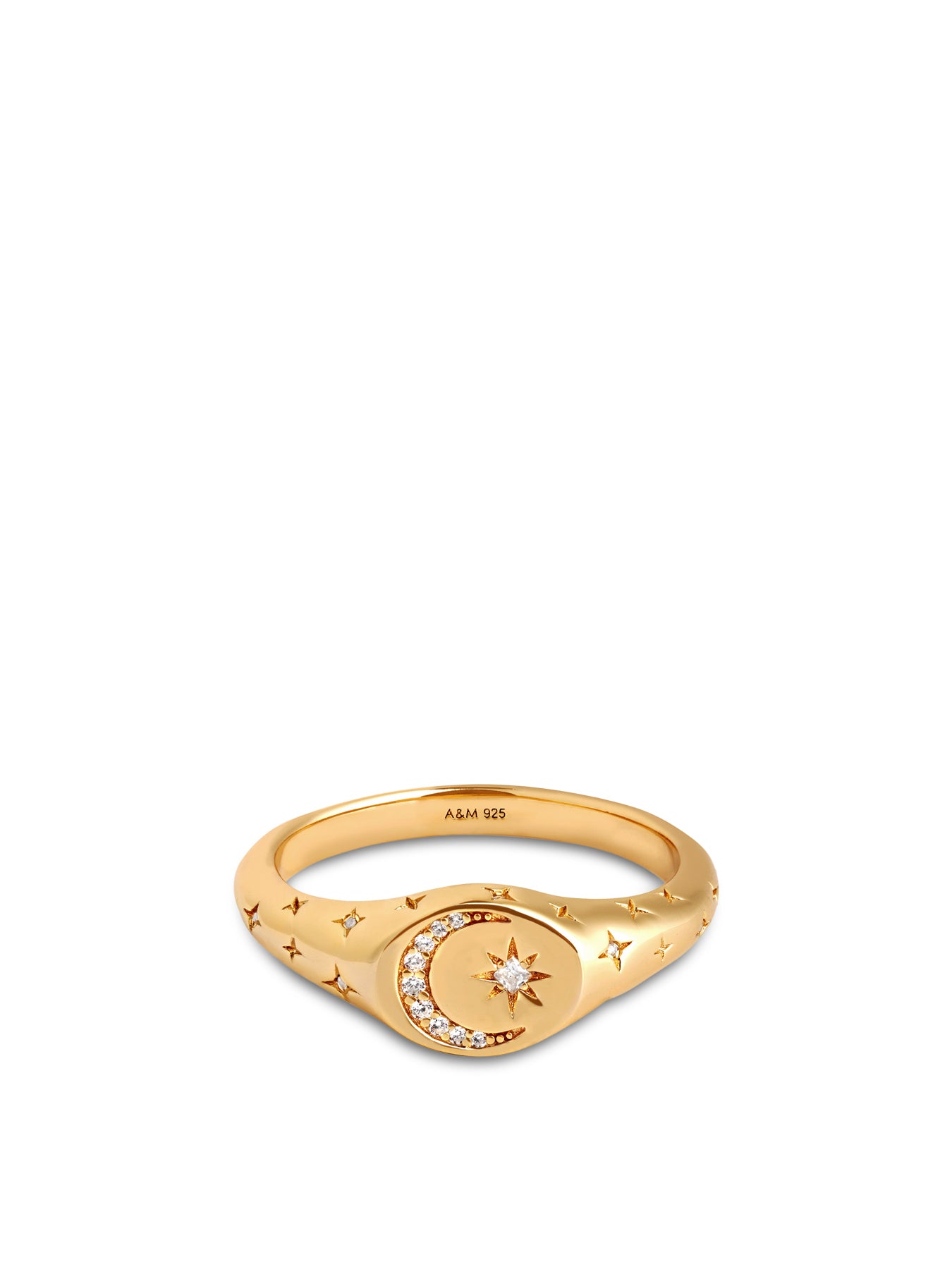 Cosmic Gold Signet Ring Gold