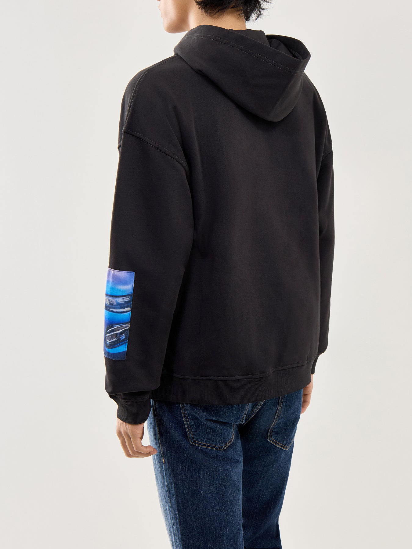 Cotton Black S-Boxt-Hood-T6 Hoodie