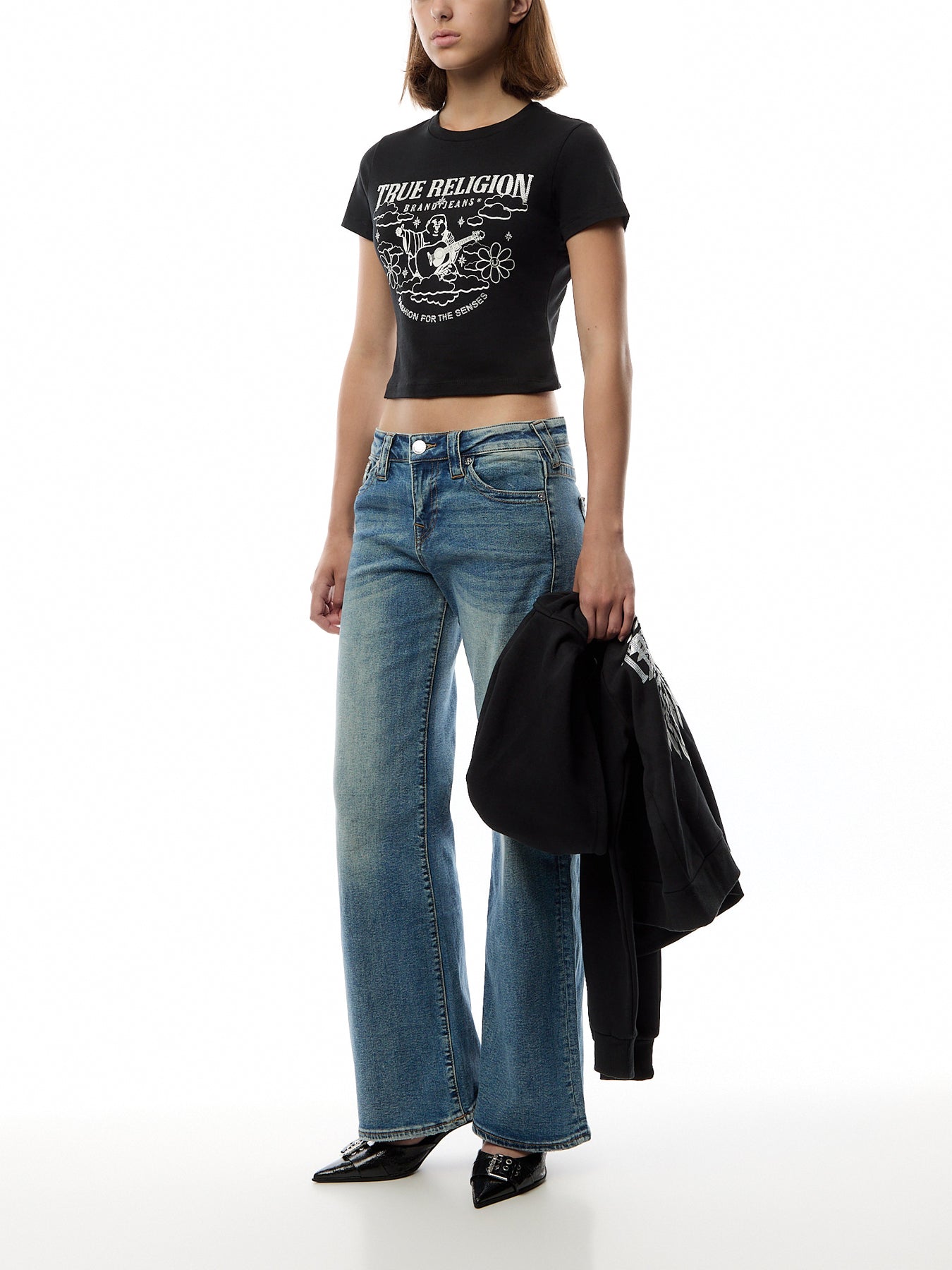 Crystal Buddha SS Baby Tee