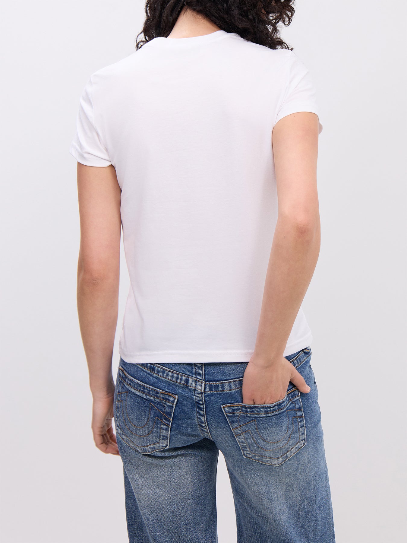 Crystal TR Logo Crew Neck Tee