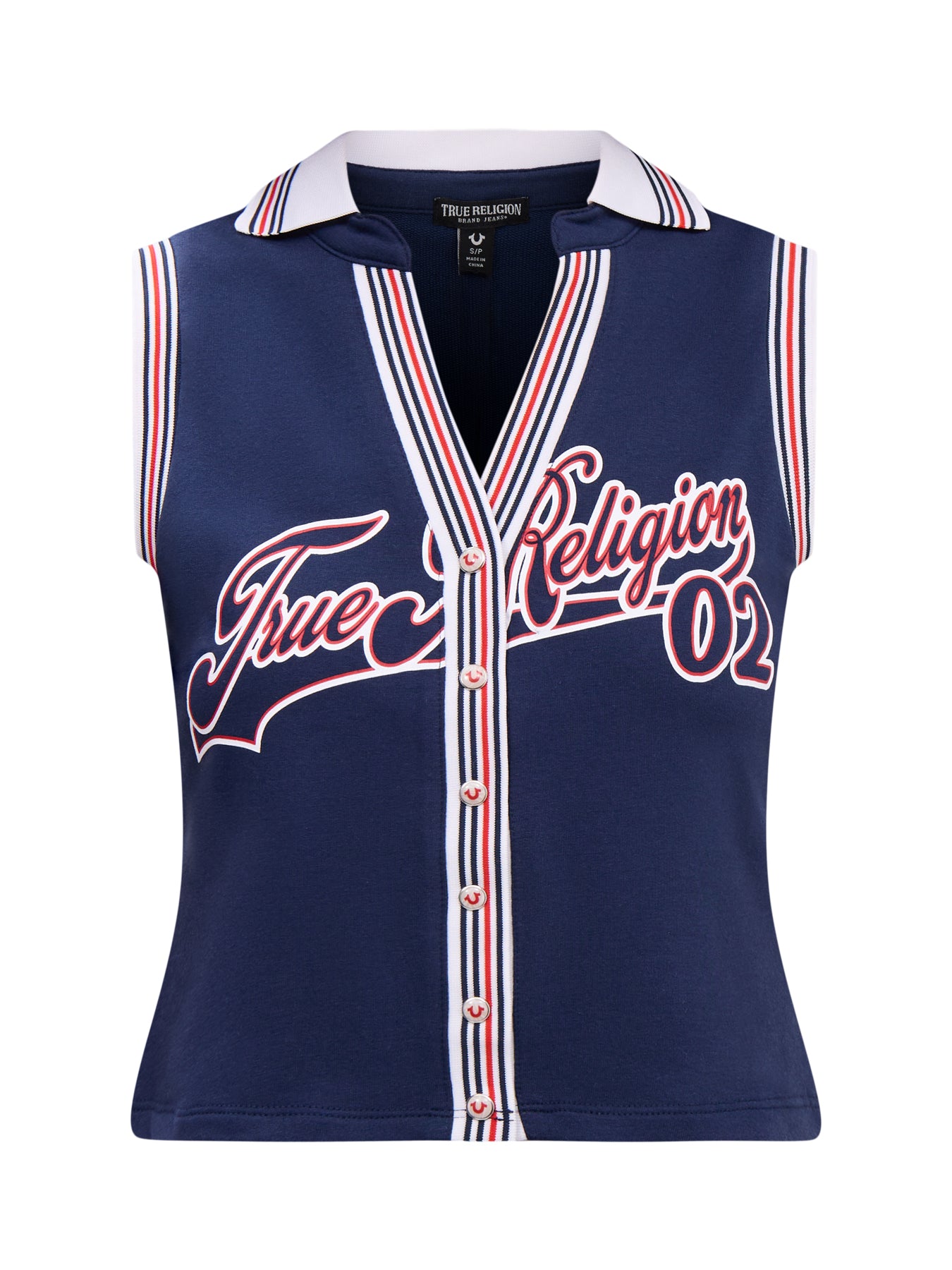 Sporty Terry Polo Top