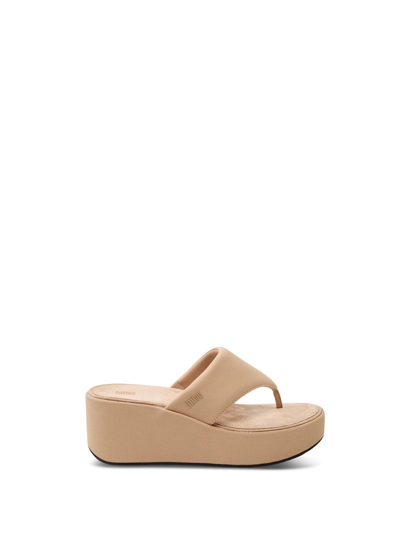 Platfforms Wedge Toe-Post Sandals Classic Beige