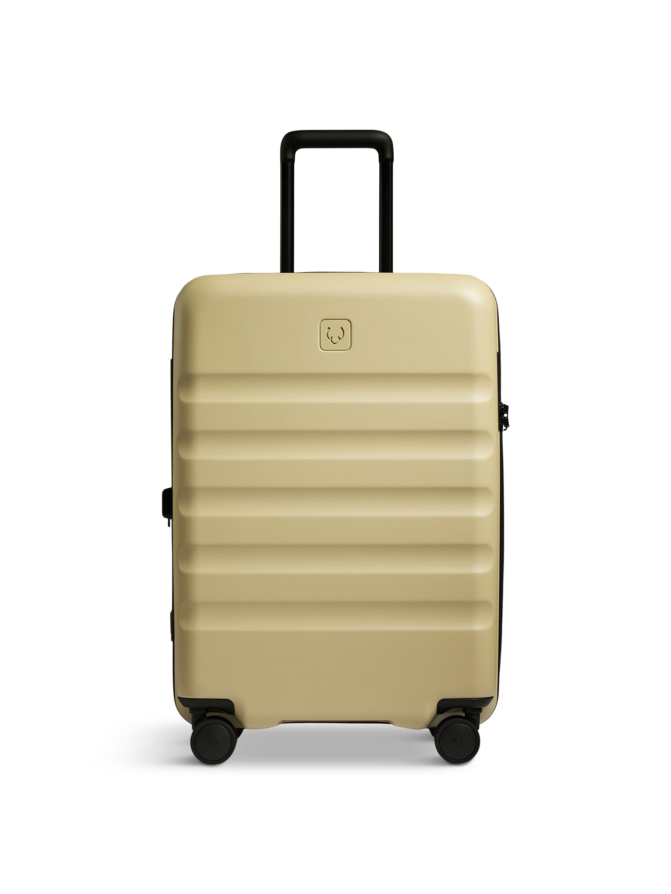 Yellow Icon Stripe Spin Suitcase 66cm