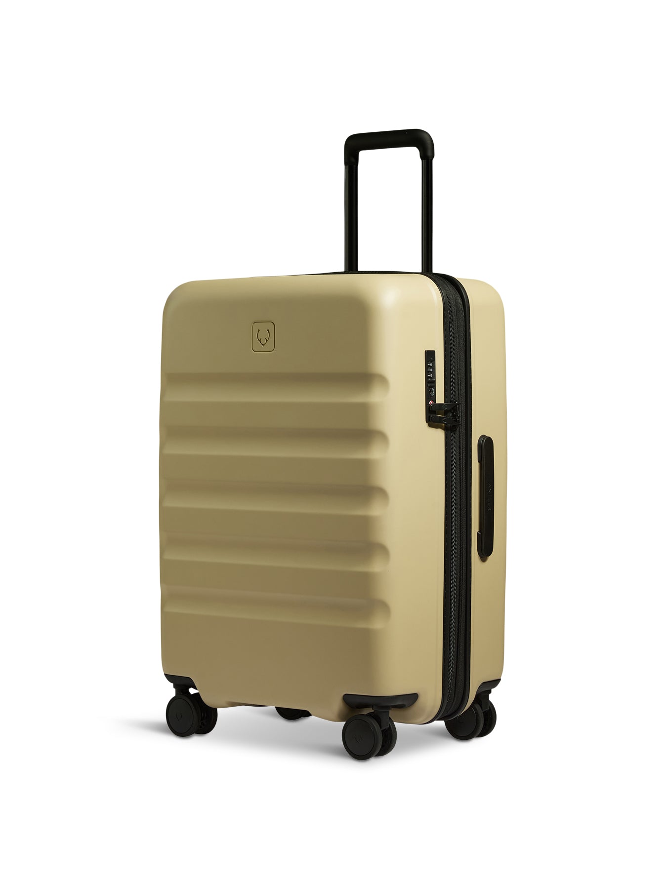 Yellow Icon Stripe Spin Suitcase 66cm