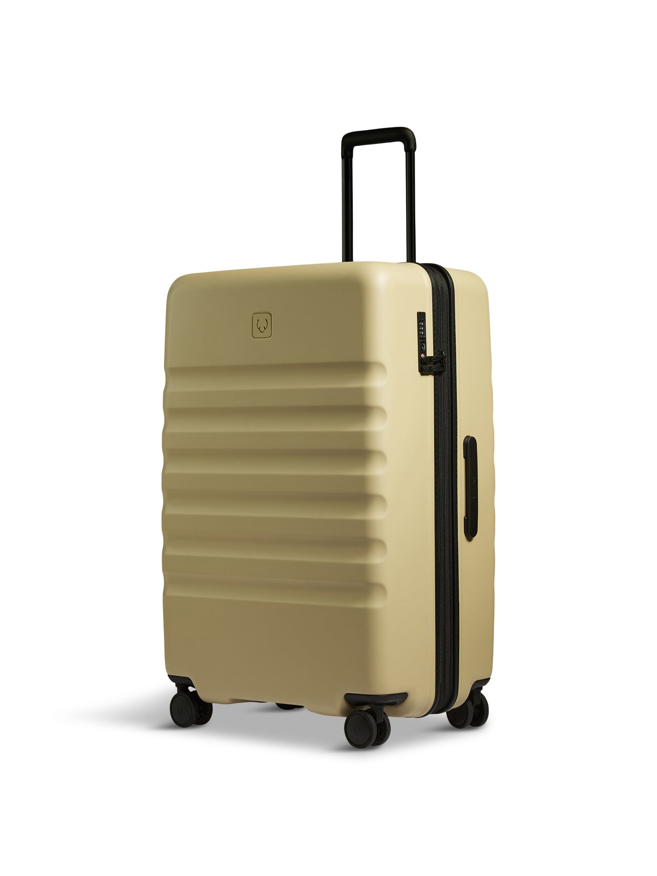 Yellow Icon Stripe Spin Suitcase 78cm