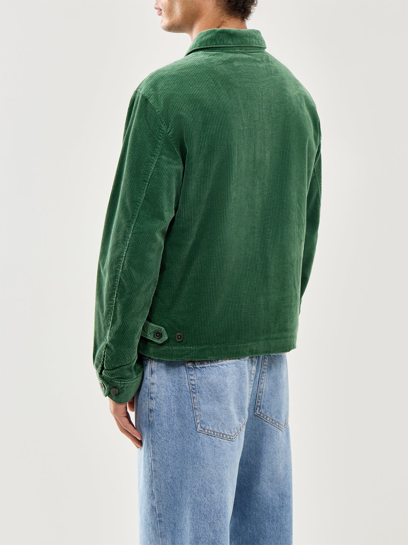 Windbreaker Cord Jacket Meadow Green