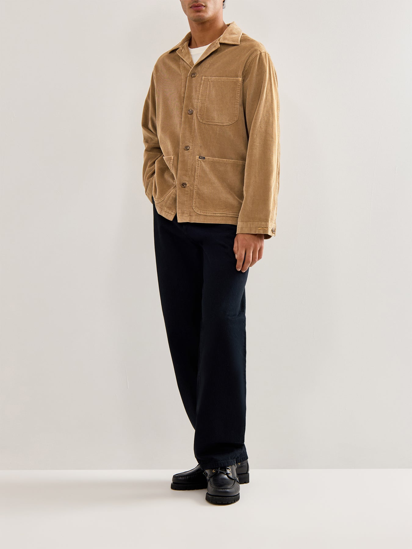 Corduroy Overshirt Khaki