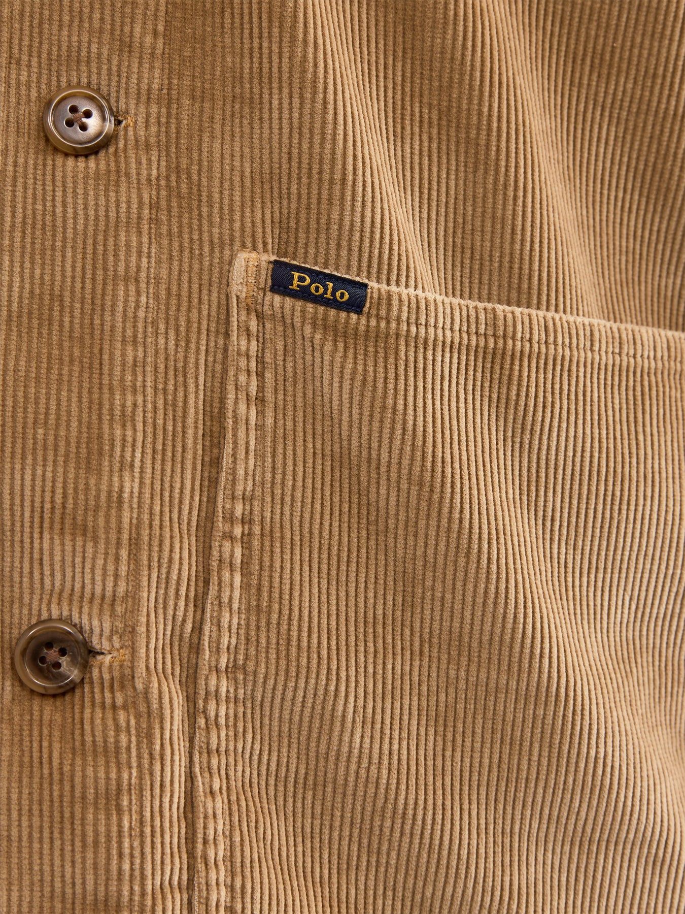 Corduroy Overshirt Khaki