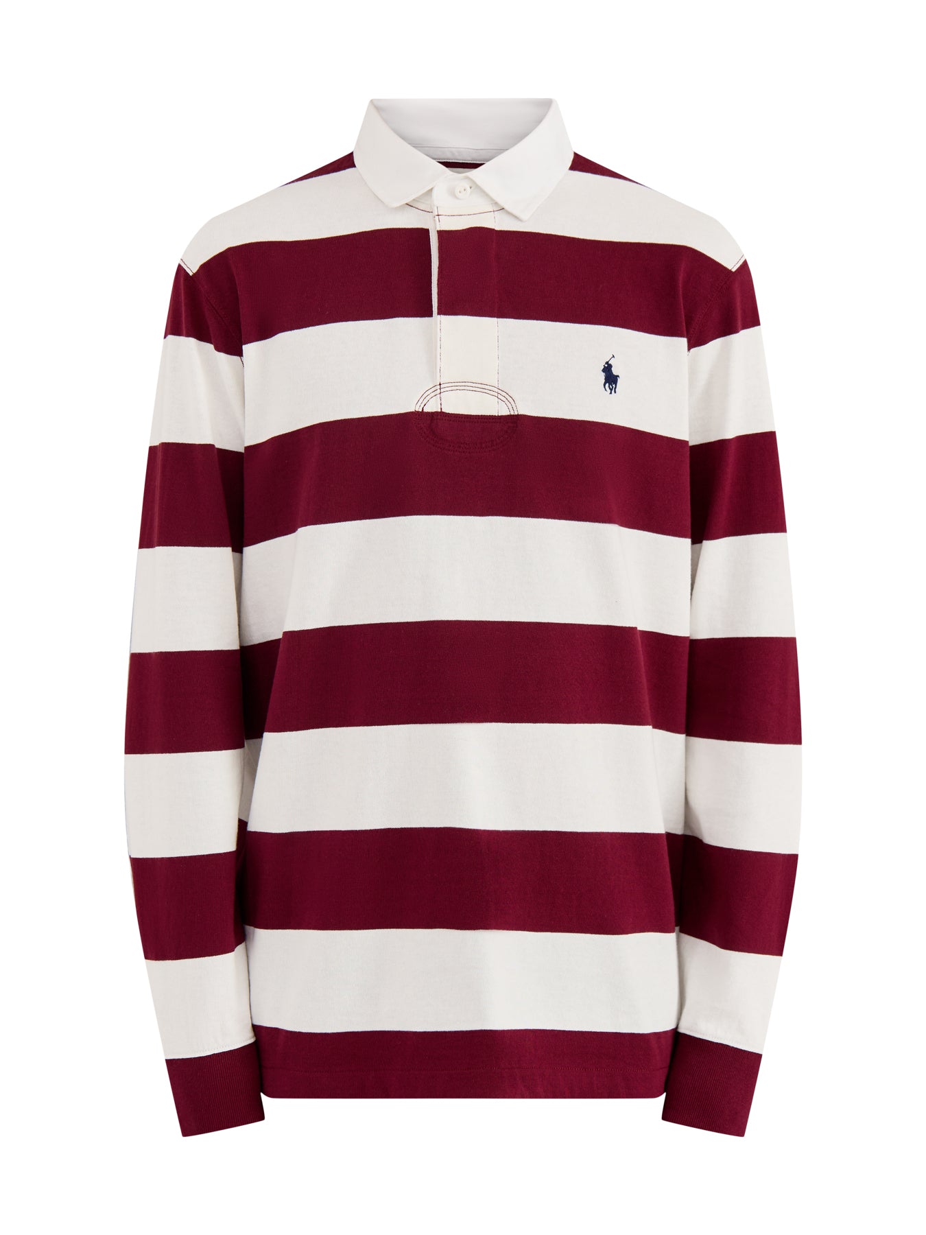 Striped Rugby Shirt Wine