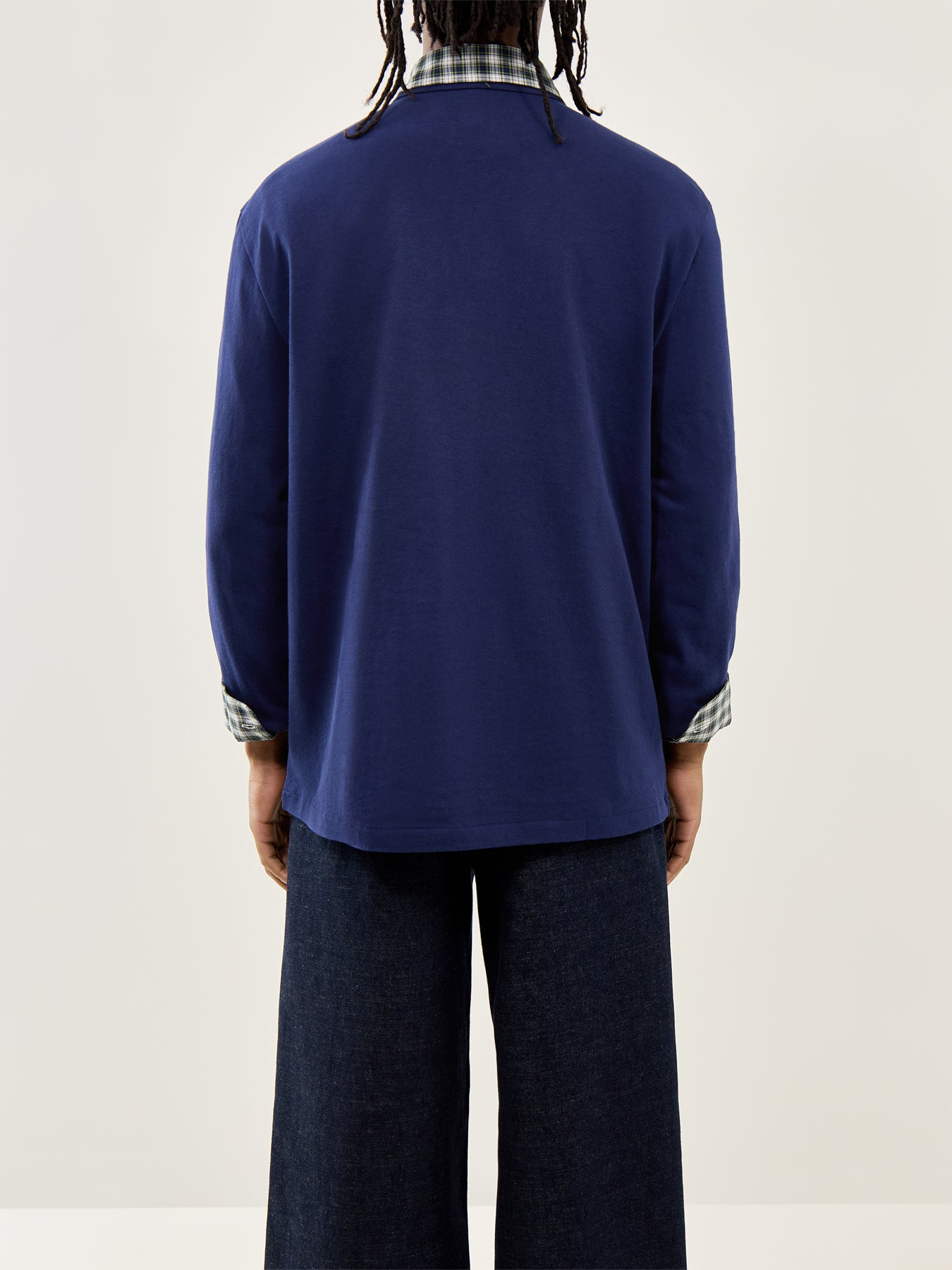 Long-Sleeve Jersey T-Shirt Navy