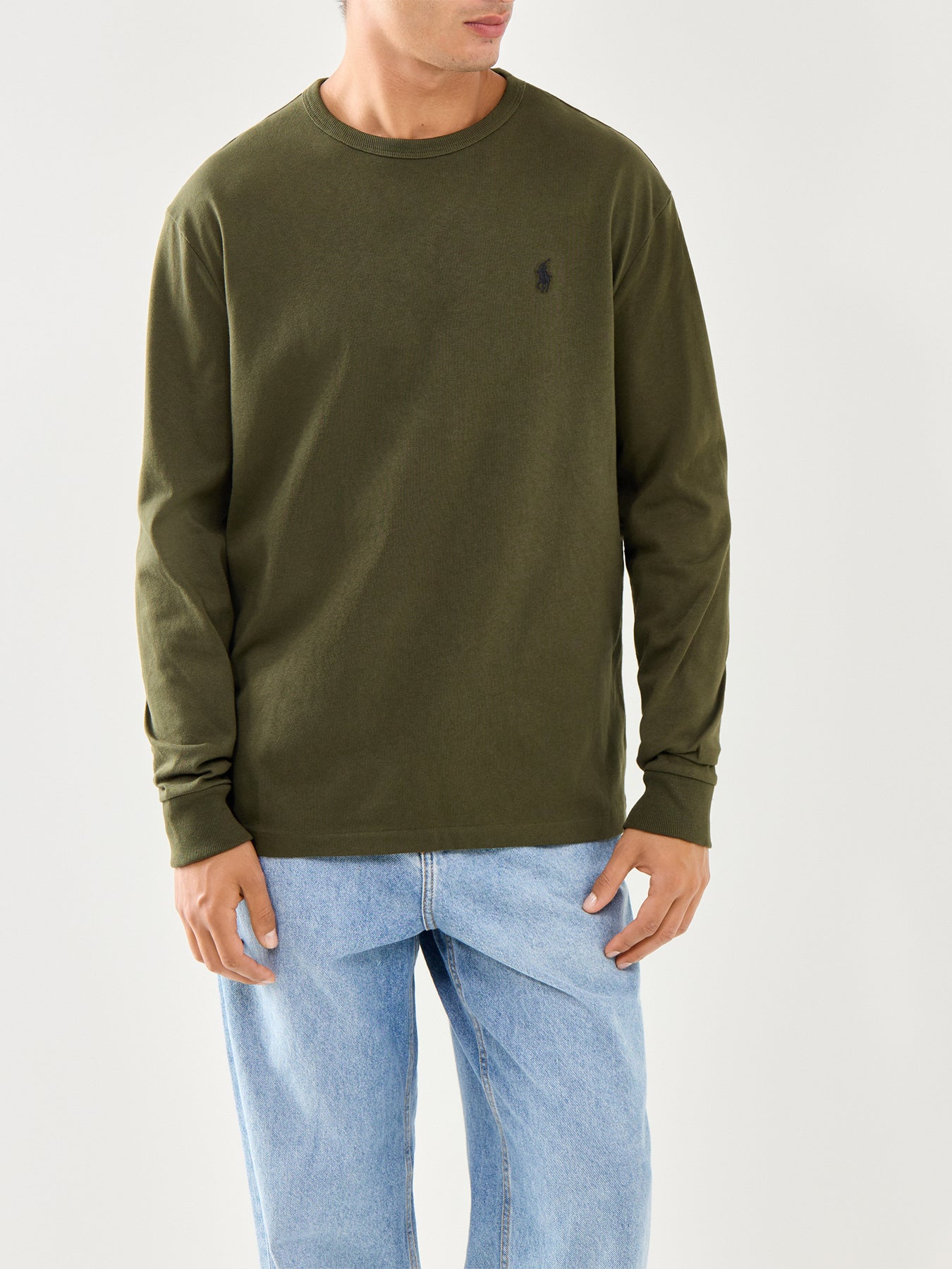 Heavy Jersey Long Sleeves Tee Olive