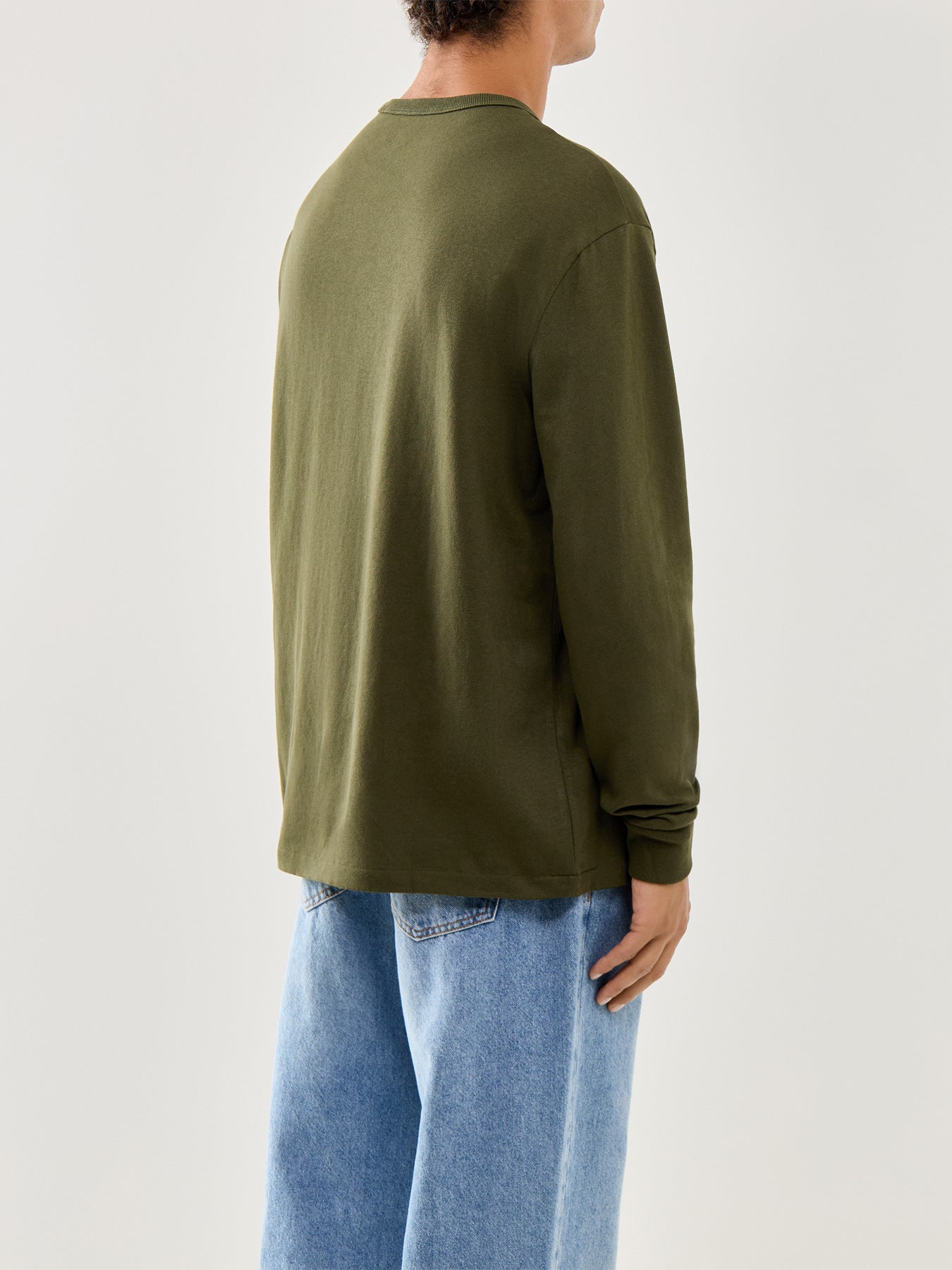 Heavy Jersey Long Sleeves Tee Olive