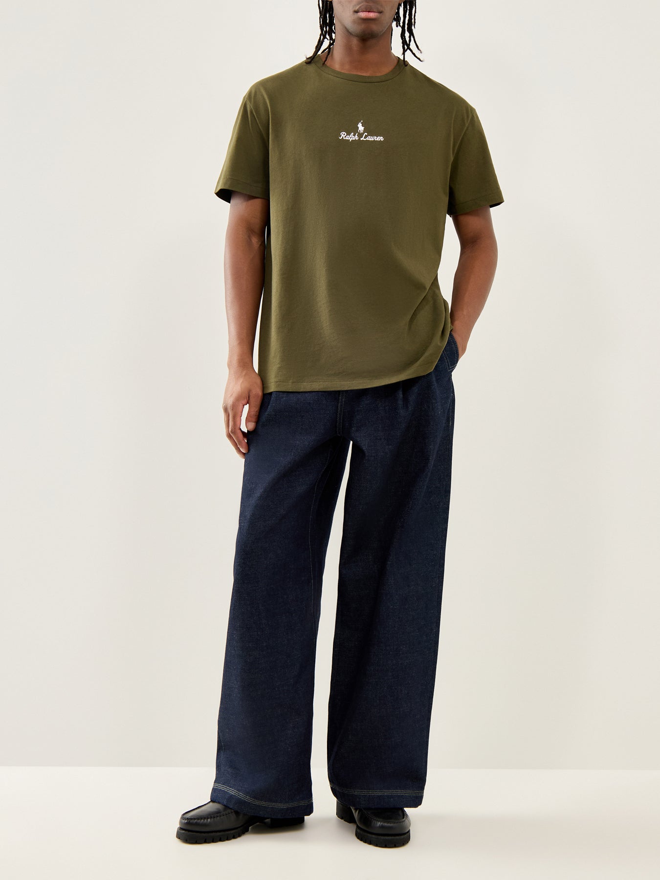 Rope Logo T-Shirt Olive