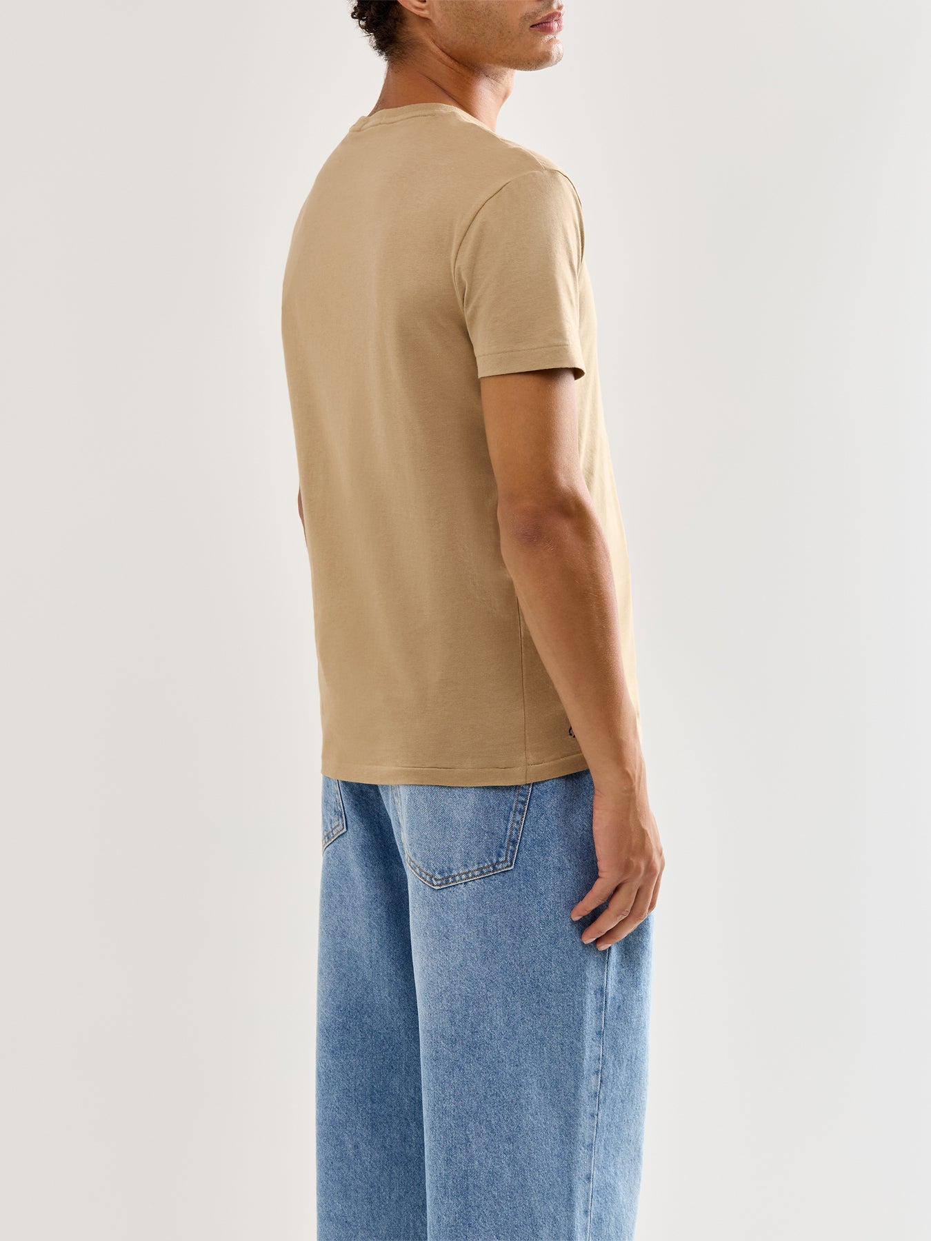 Polo Short Sleeves Cotton Tee Brown