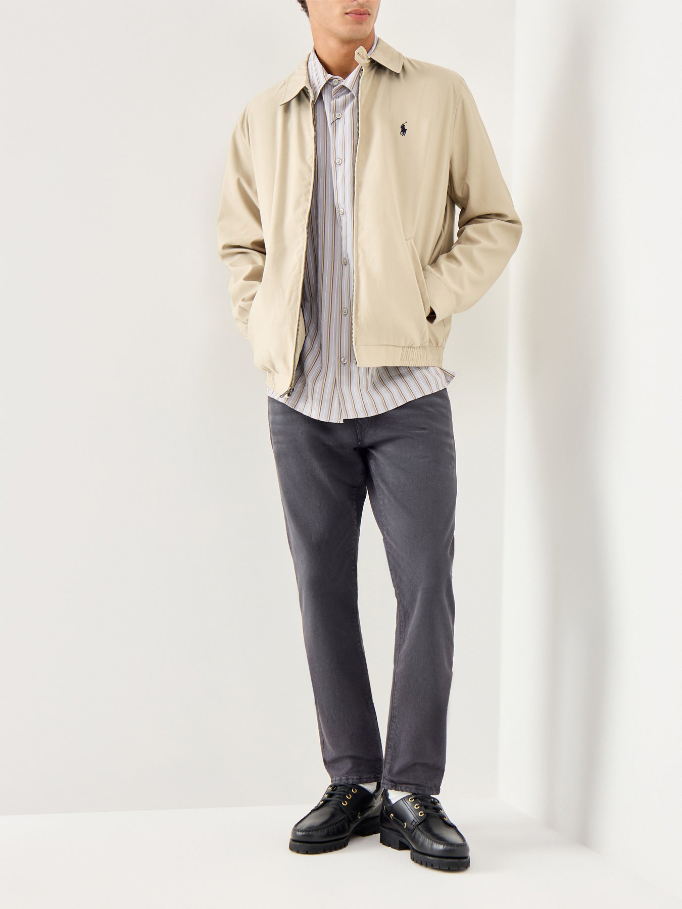 Sulivan Slim Fit Cotton Jeans Grey