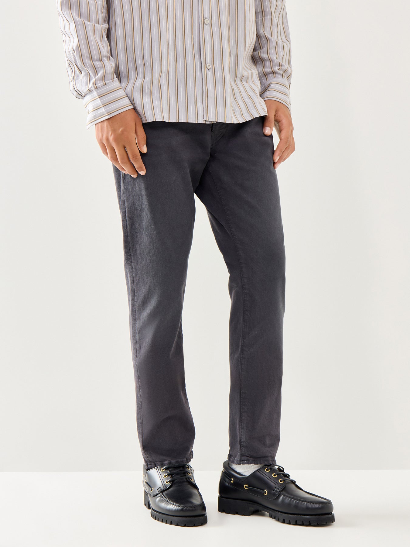 Sulivan Slim Fit Cotton Jeans Grey