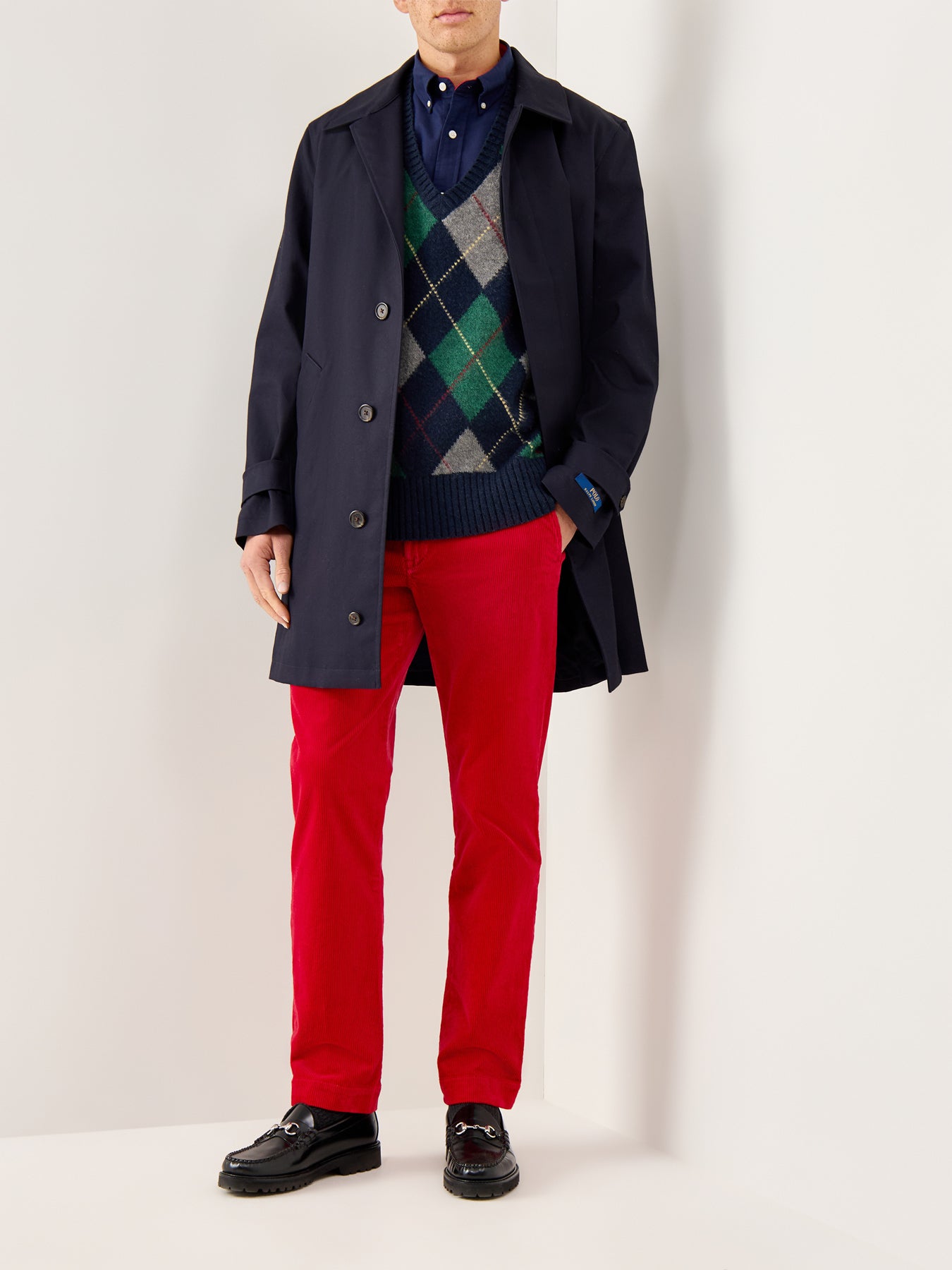 Bedford Cord Pants Red