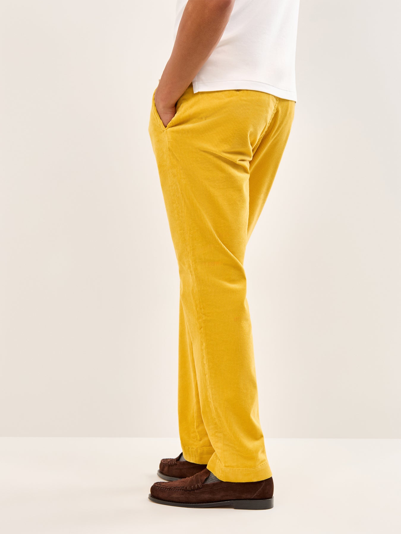 Bedford Cord Trousers Yellow