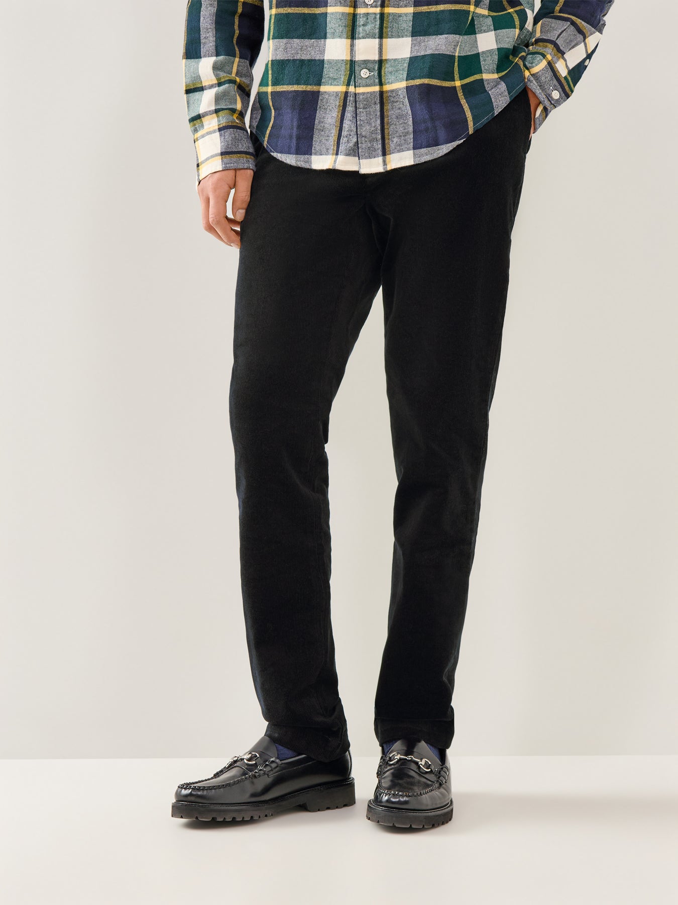 Suffield Stretch Cord Pants Black