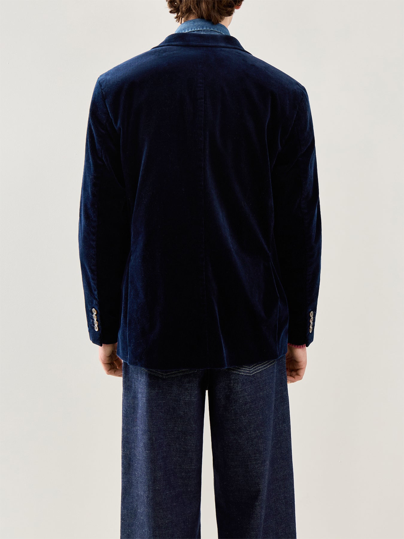 Single Brest Cord Blazer