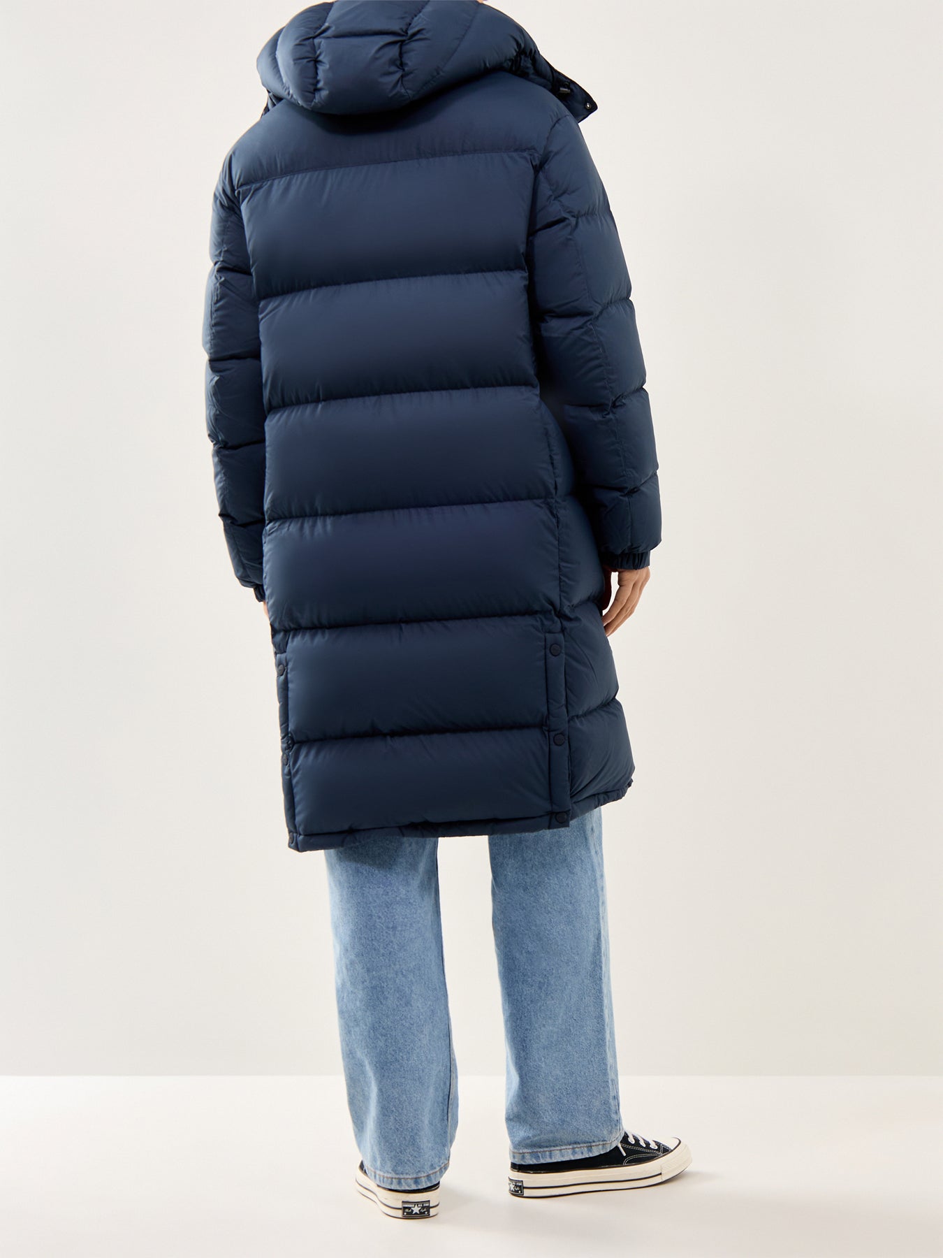 Gorham Long Puffer Jacket Navy