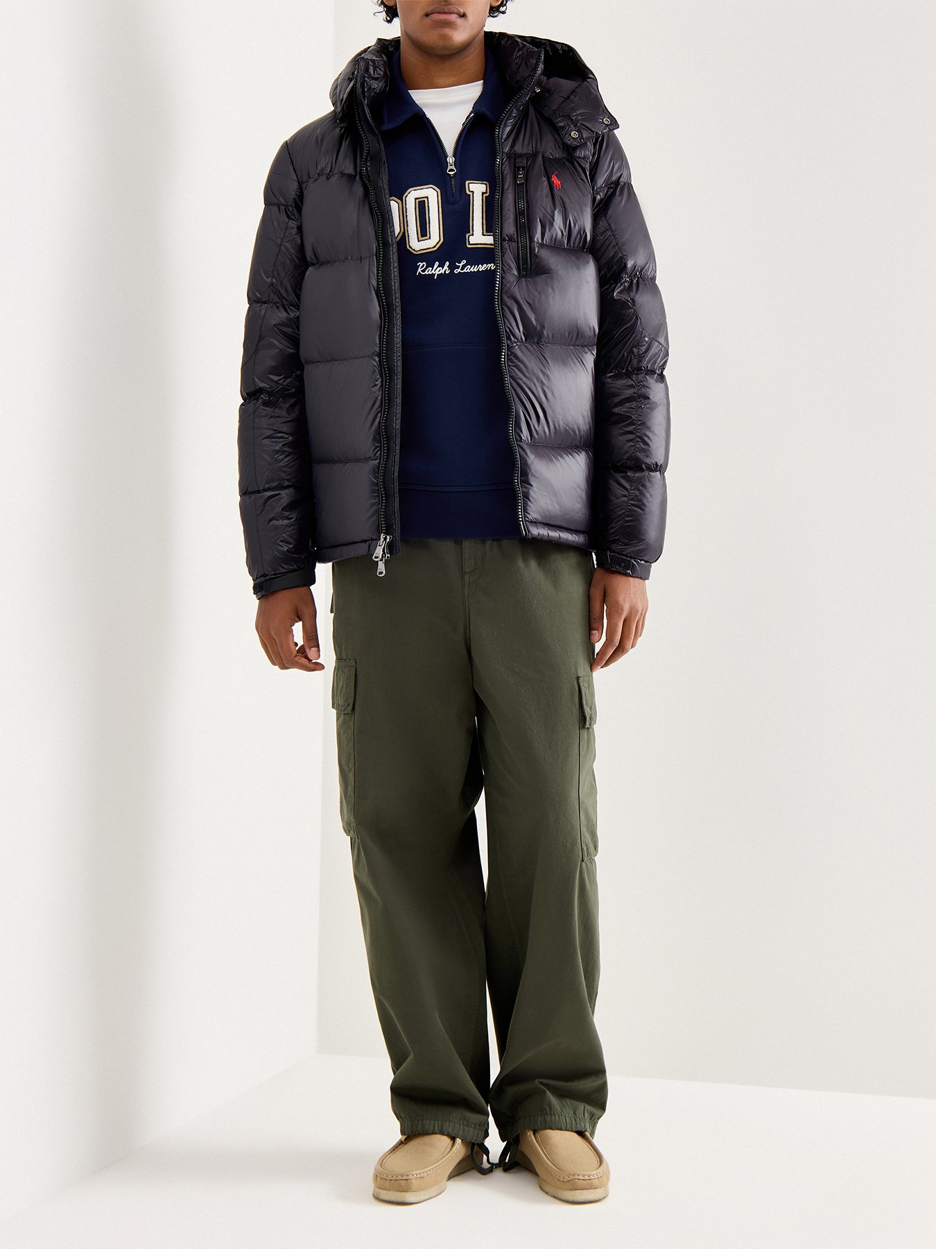 Gorham Gloss Puffer Jacket Black