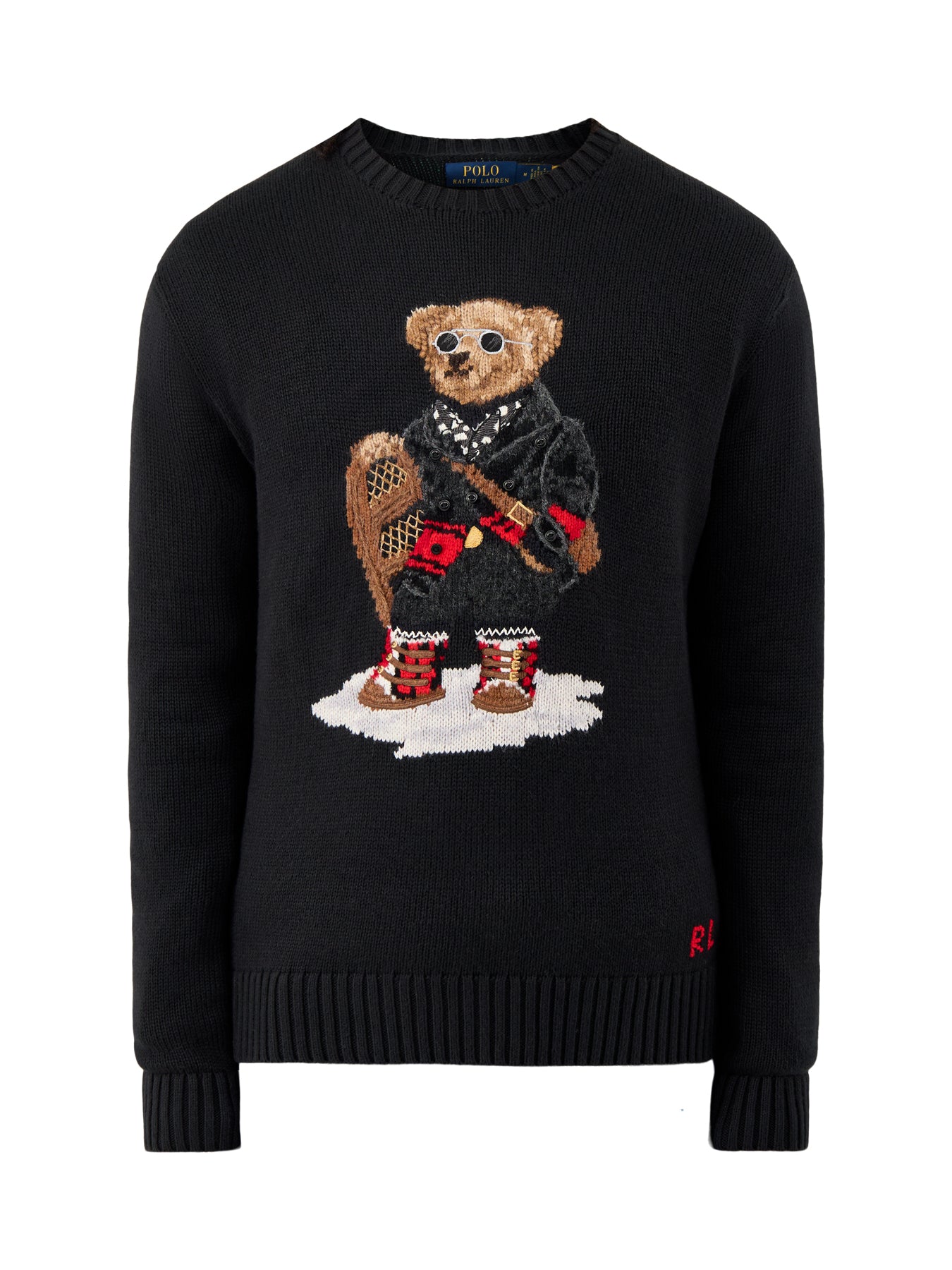 Holiday Bear Jumper Black