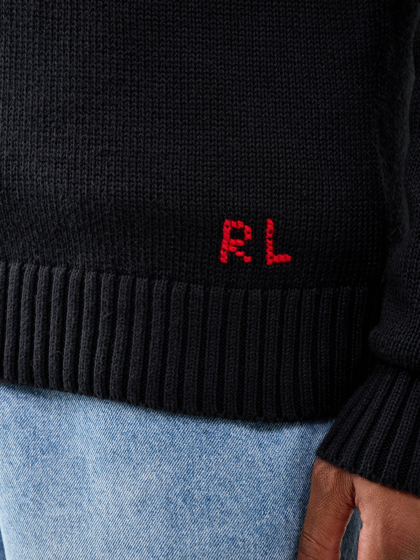 Holiday Bear Jumper Black