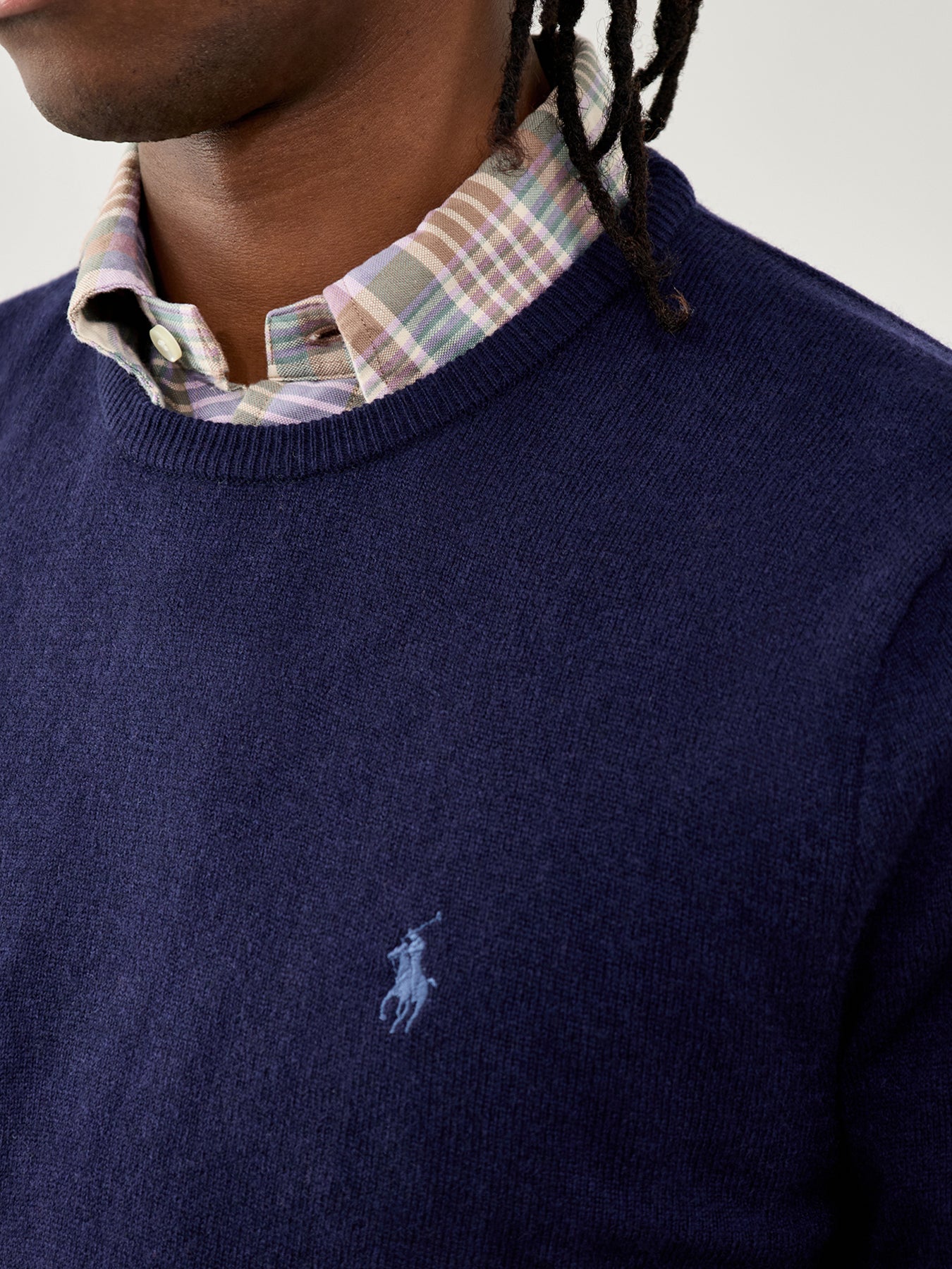 Merino Wool Jumper Hunter Navy
