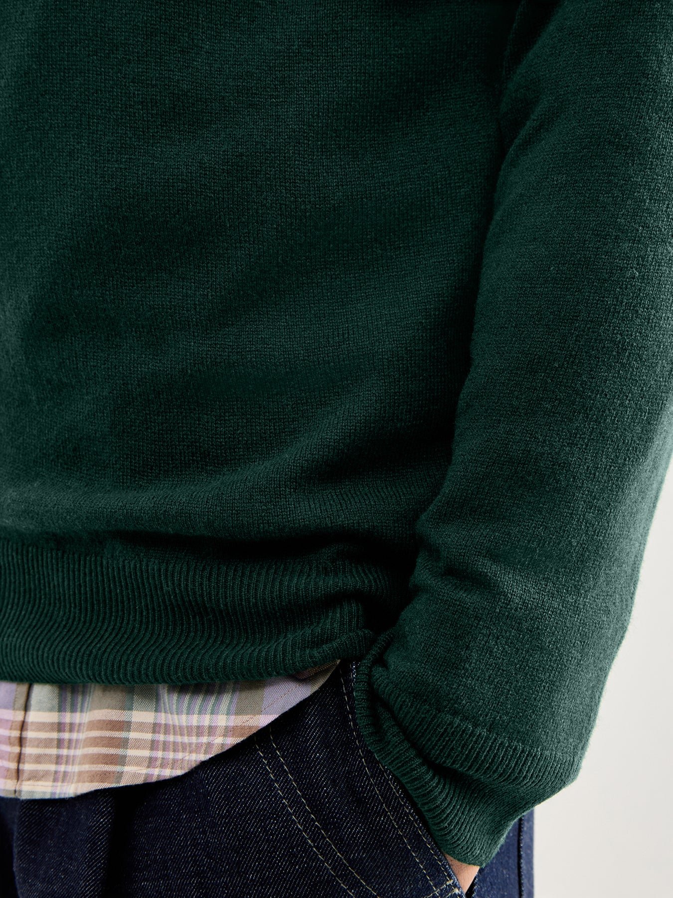 Merino Wool Jumper Green