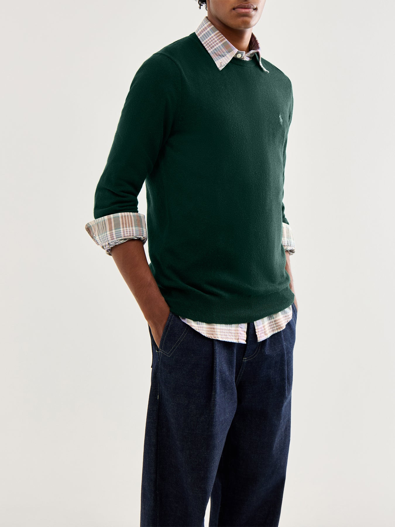 Merino Wool Jumper Green