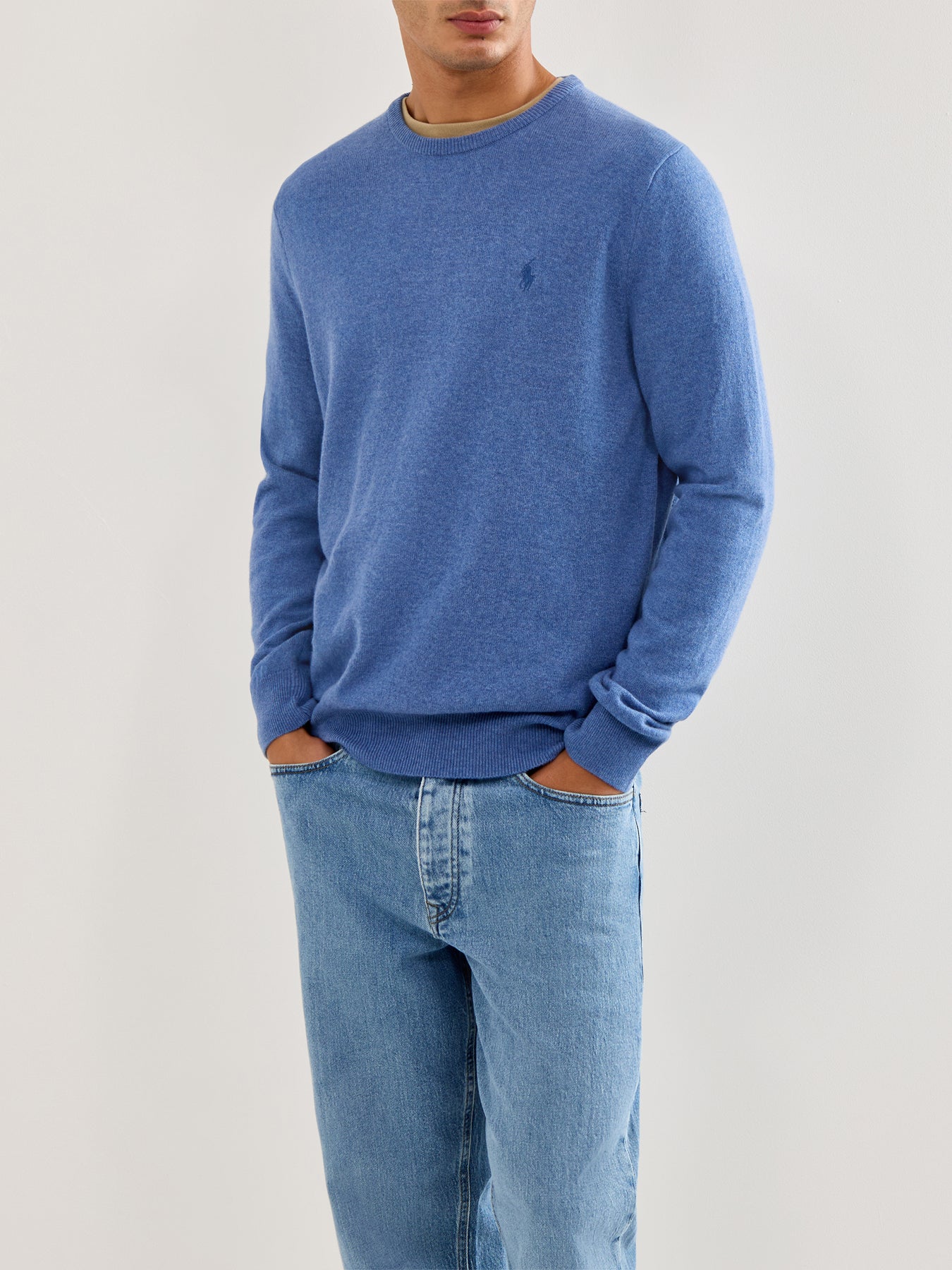 Merino Wool Jumper Tide Pool Blue
