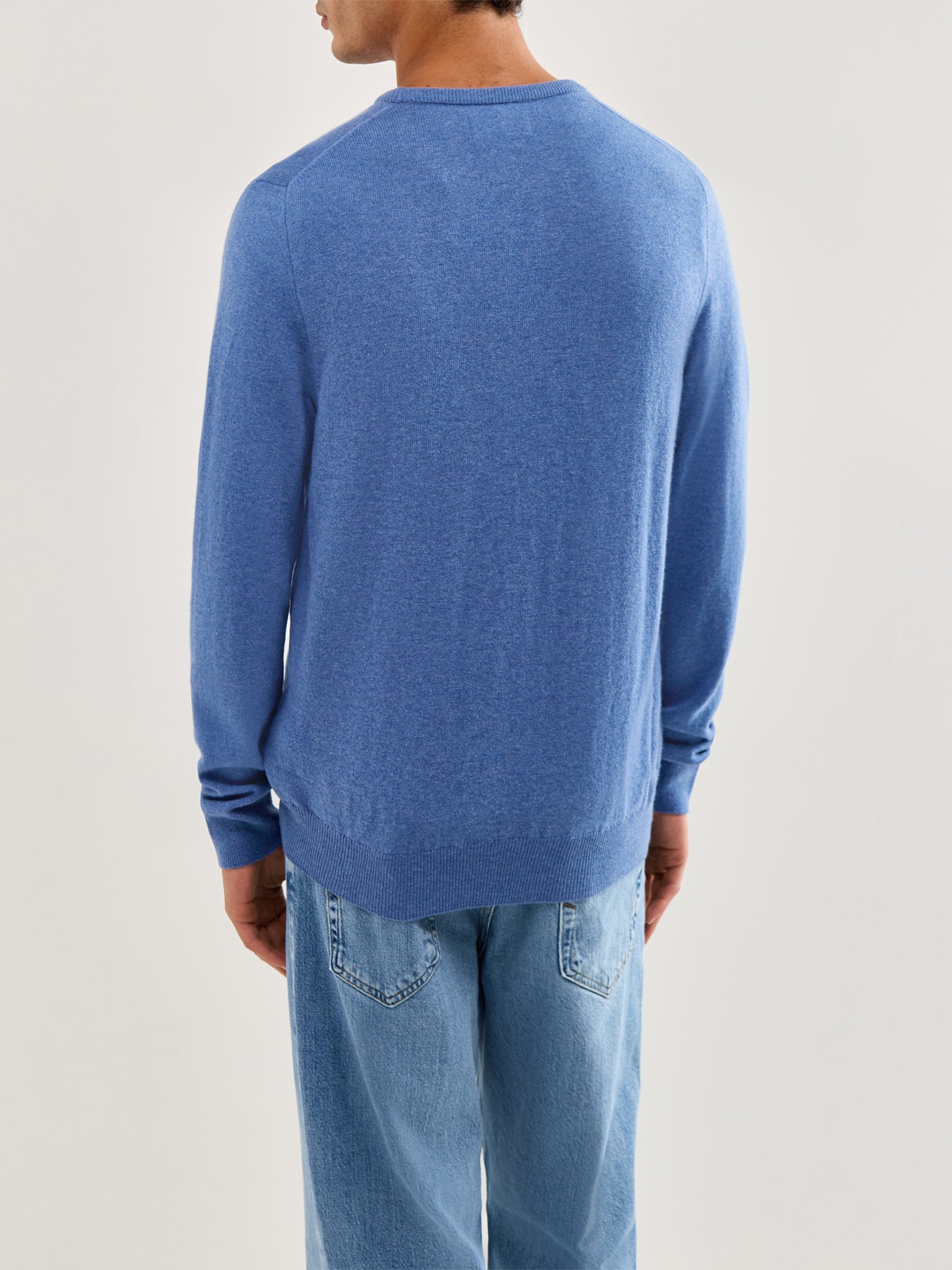 Merino Wool Jumper Tide Pool Blue