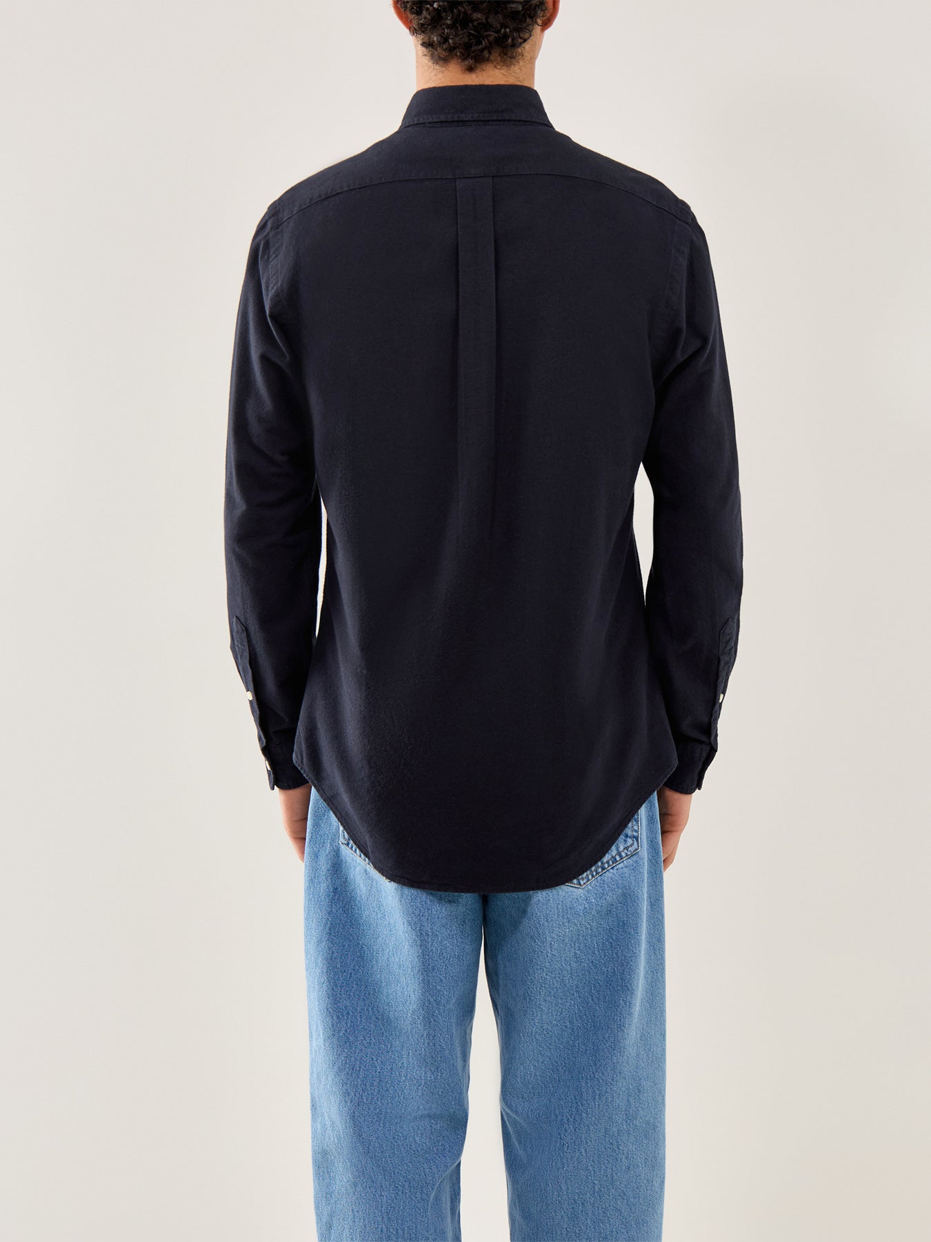 Brushed Oxford Shirt Black