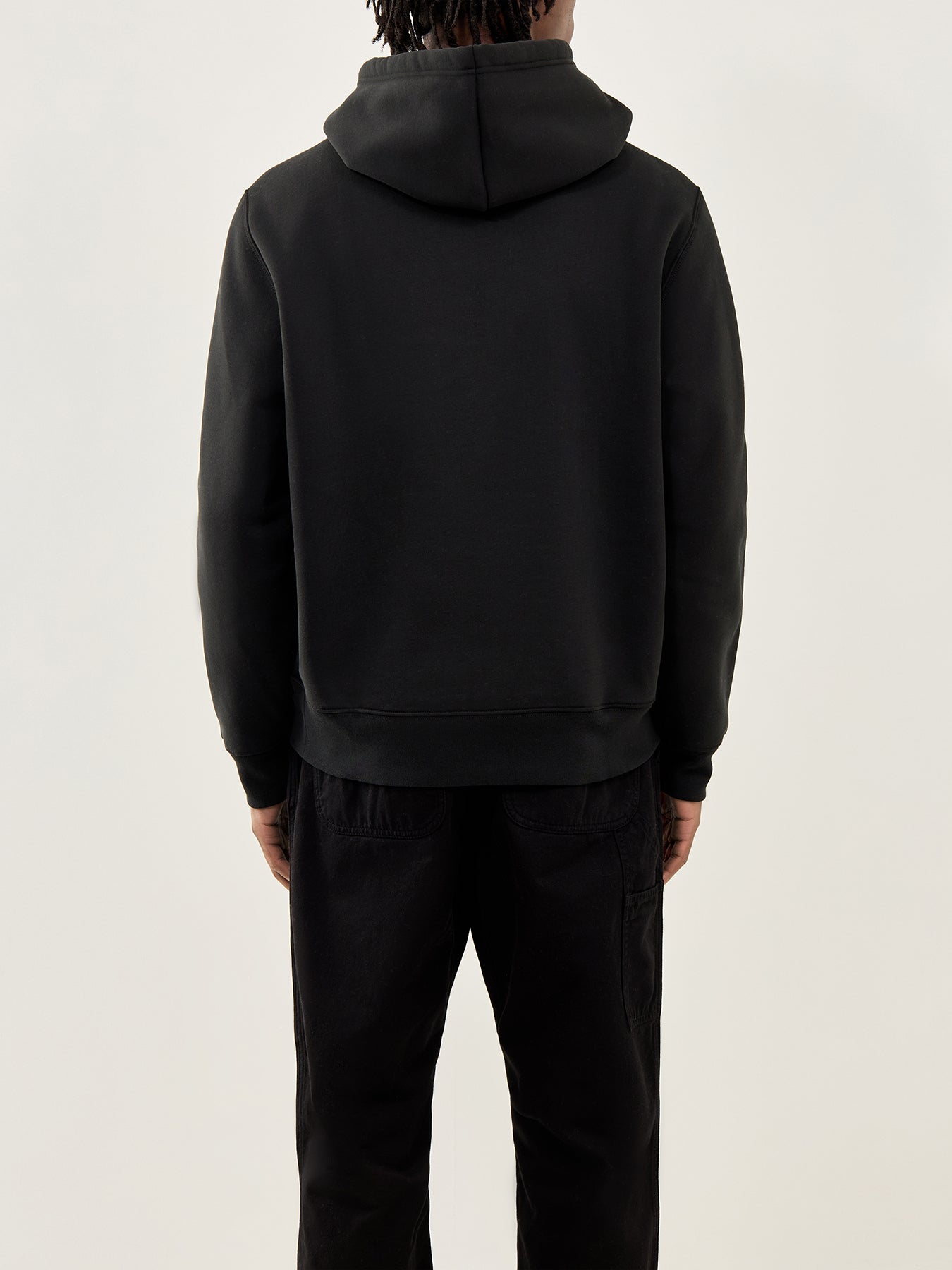 Gold Logo Hoodie Black