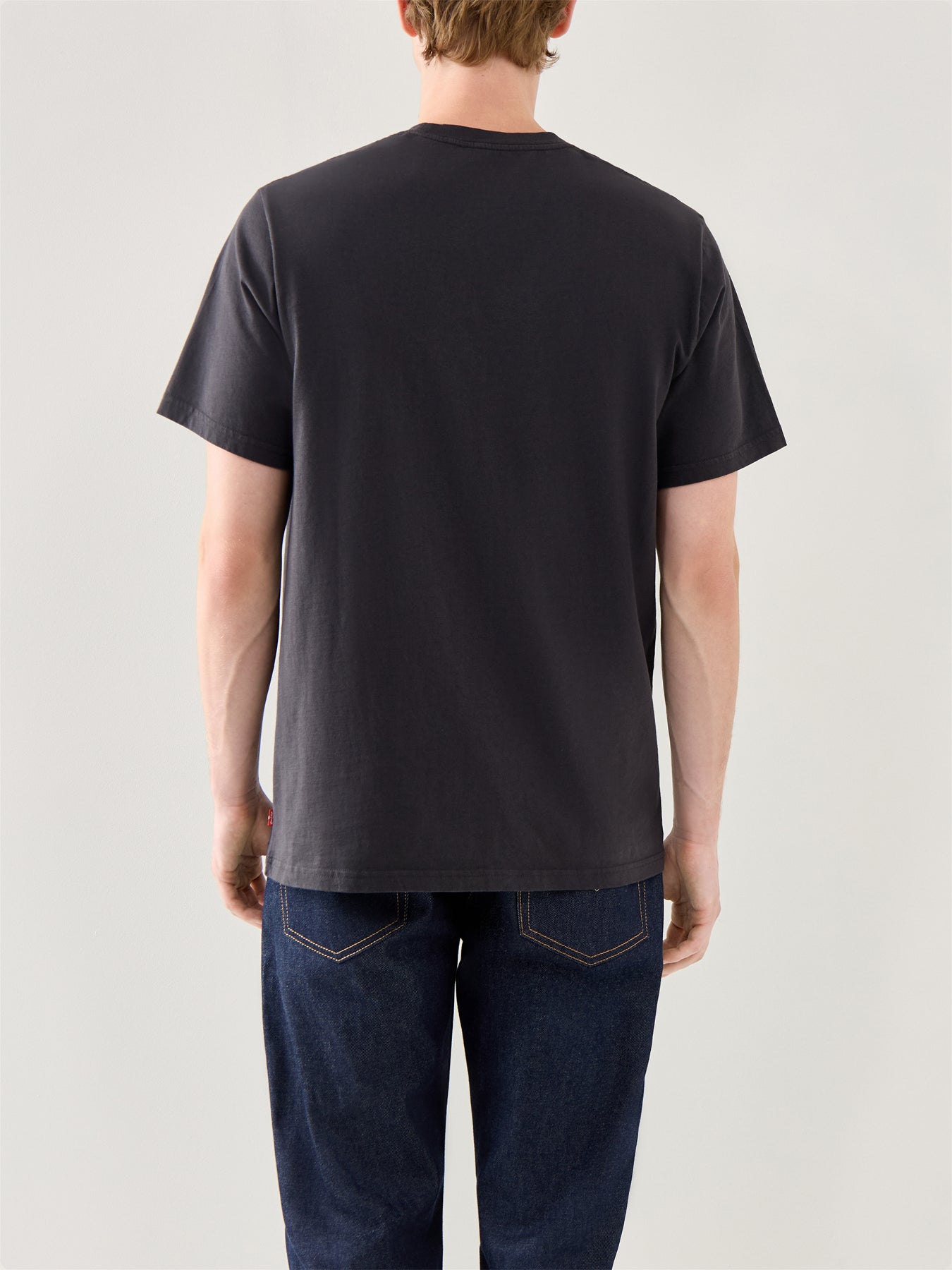 Relaxed Fit Tee Horizen Graphic Black