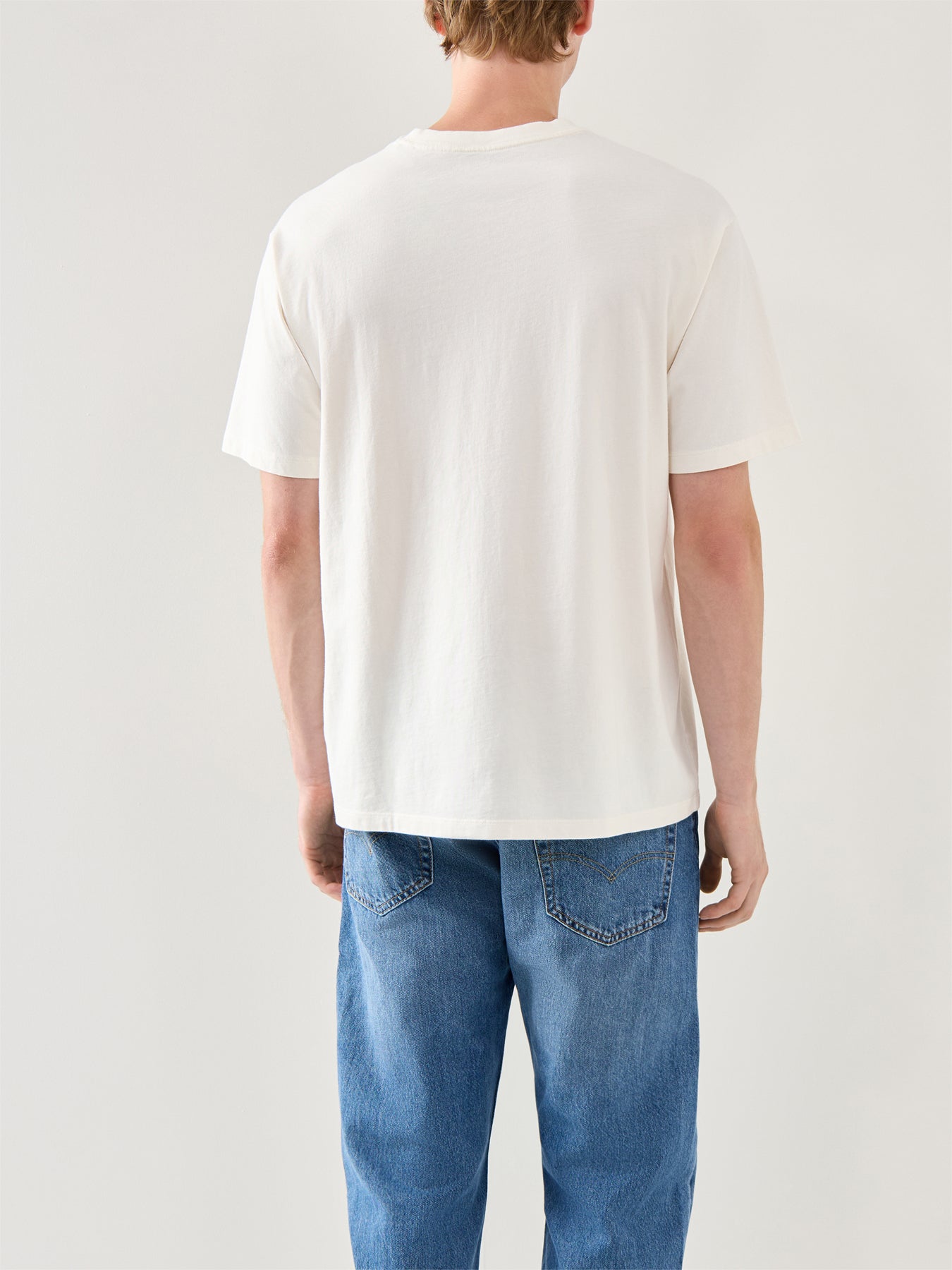 Vintage Fit Graphic Short Sleeve Tee White