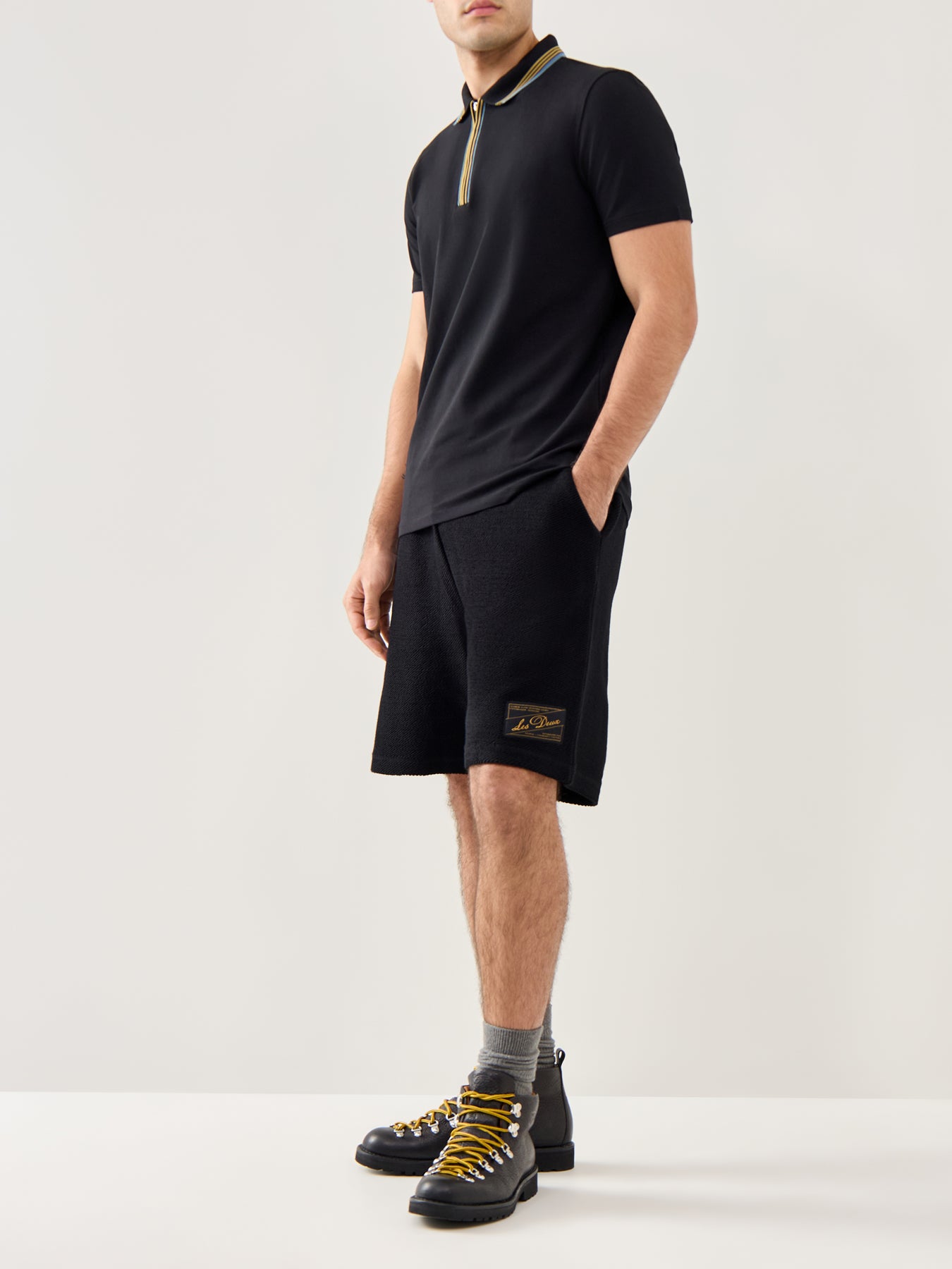 Sully Reverse Shorts Cotton Black