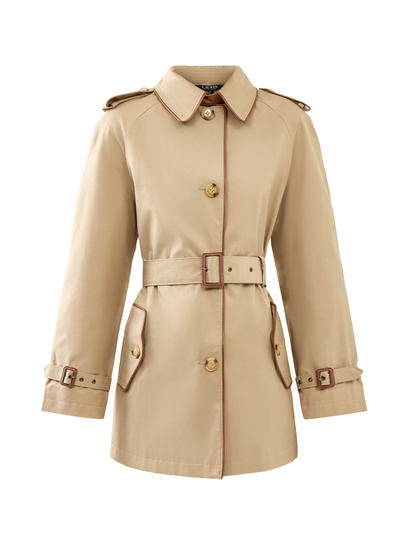 Short Trench Belted Coat