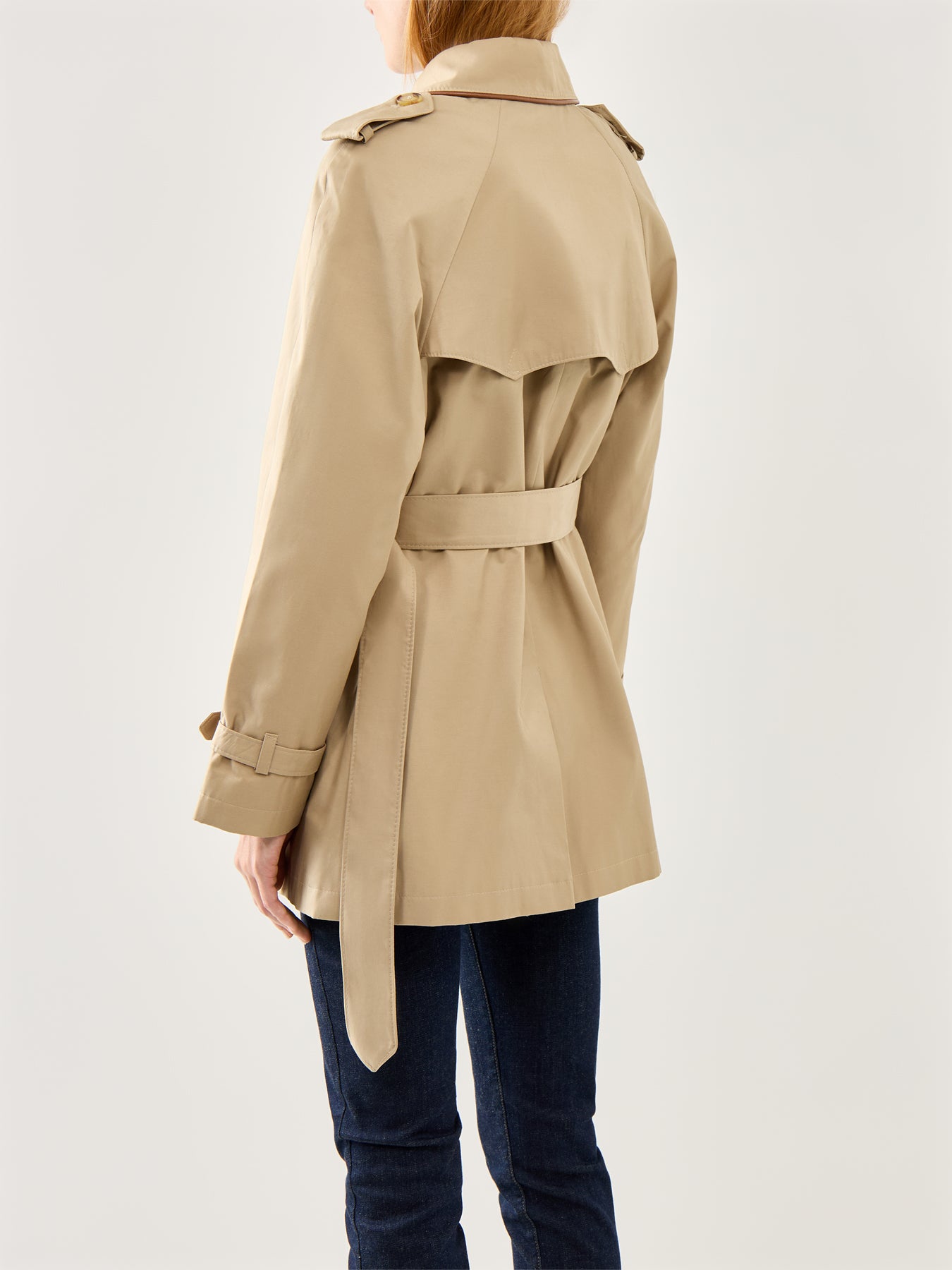 Short Trench Belted Coat