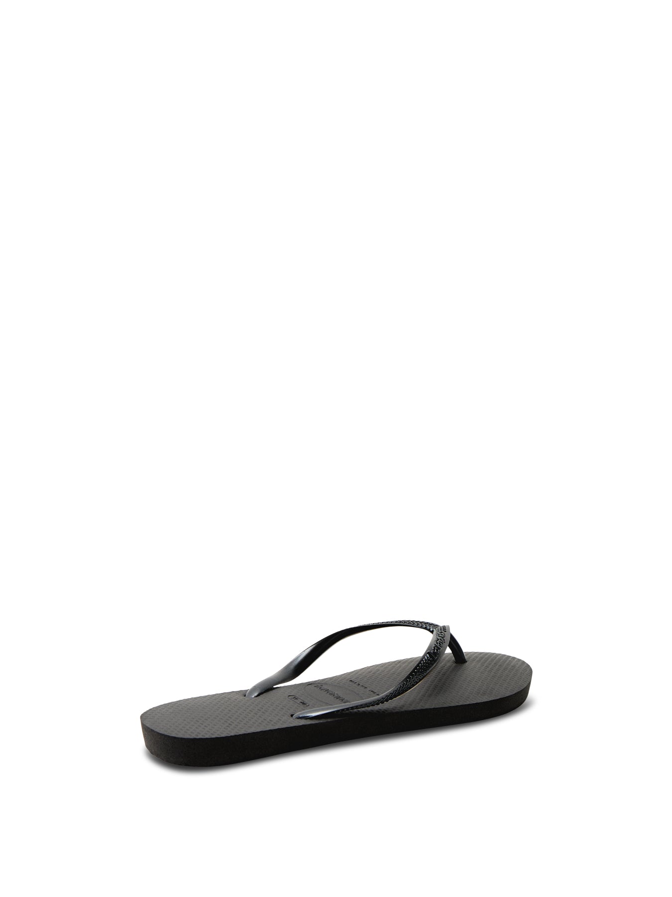 Slim Black Sandal