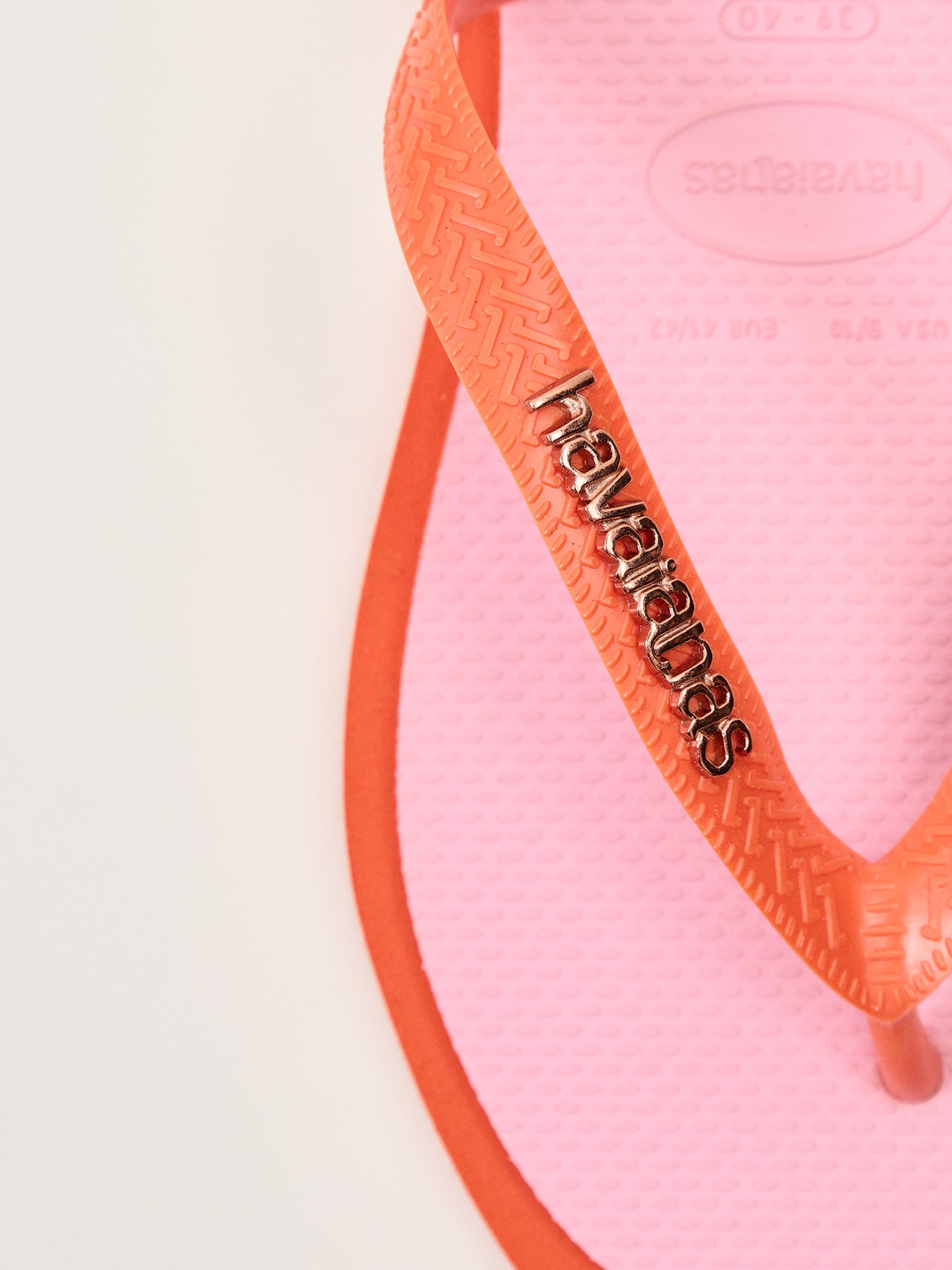 Top Square Fusion Sunset Orange F17 Flip Flop
