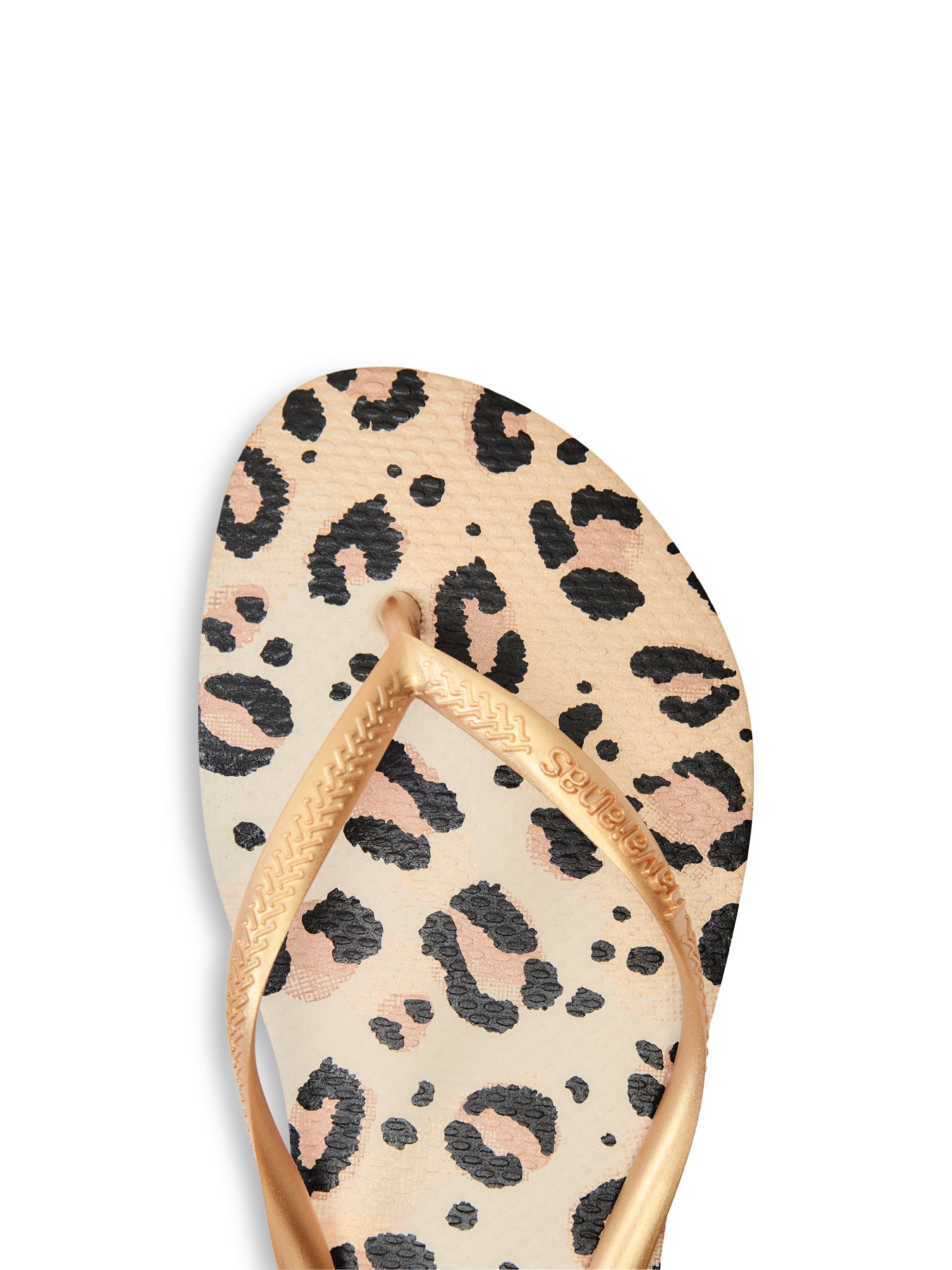 Slim Animal Print Beige Sandal