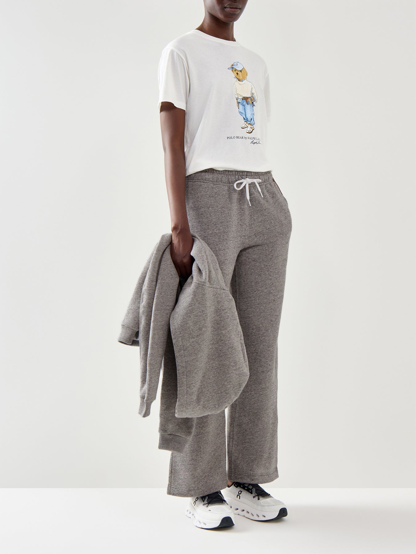 Knit Open Bottom Sweatpant Pants