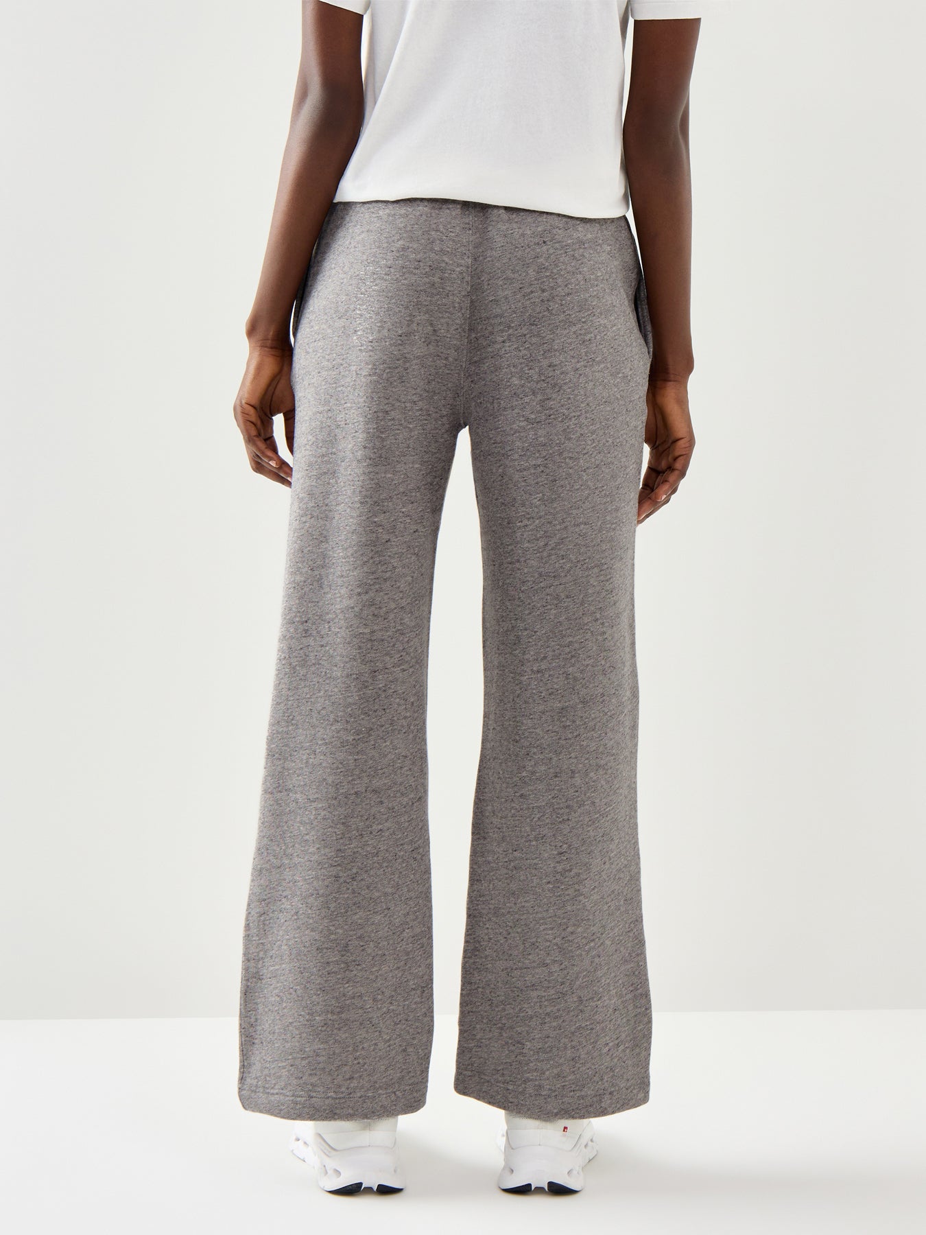 Knit Open Bottom Sweatpant Pants